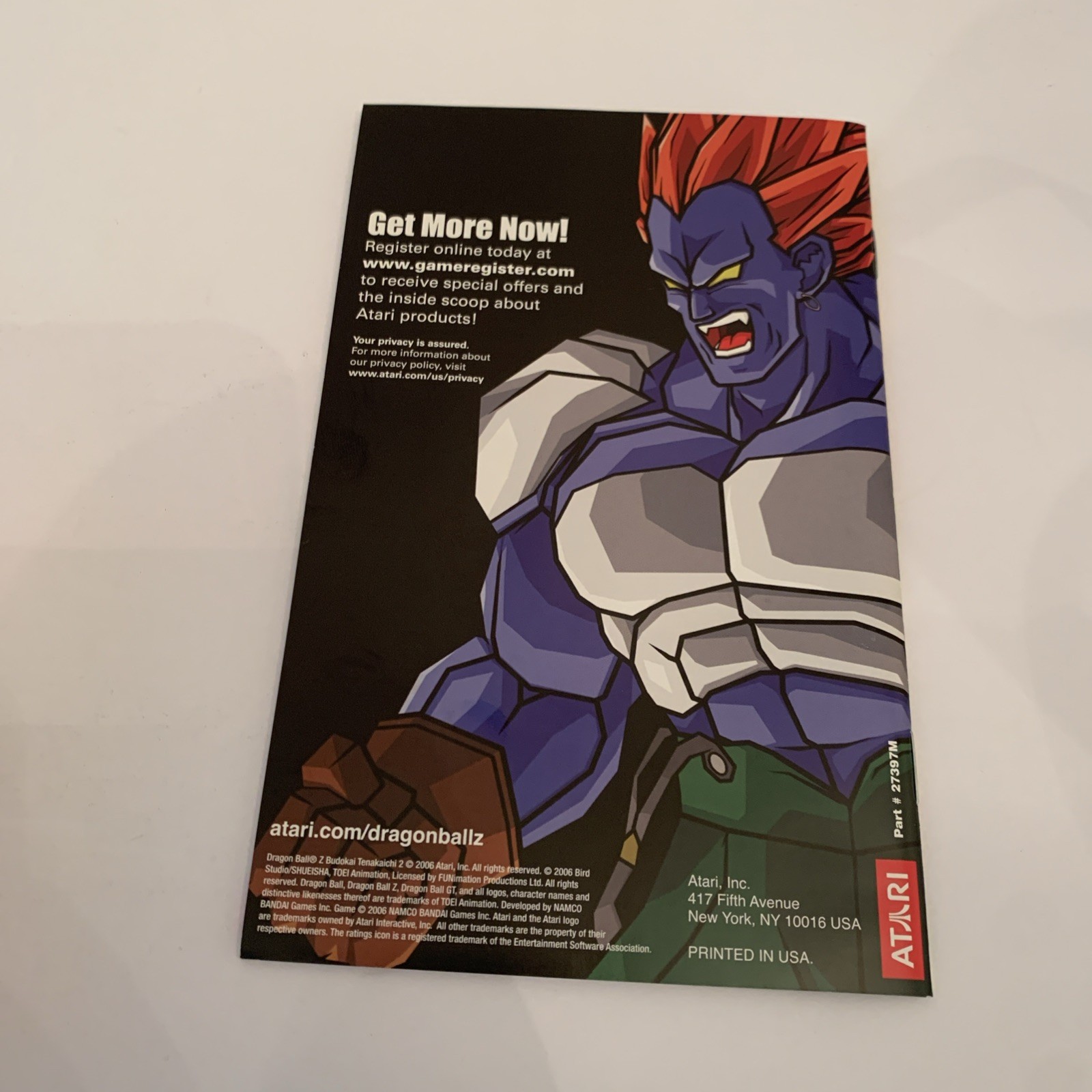 Dragon Ball Z: Budokai Tenkaichi 2 (Sony PlayStation 2, 2006) Complete See Pics