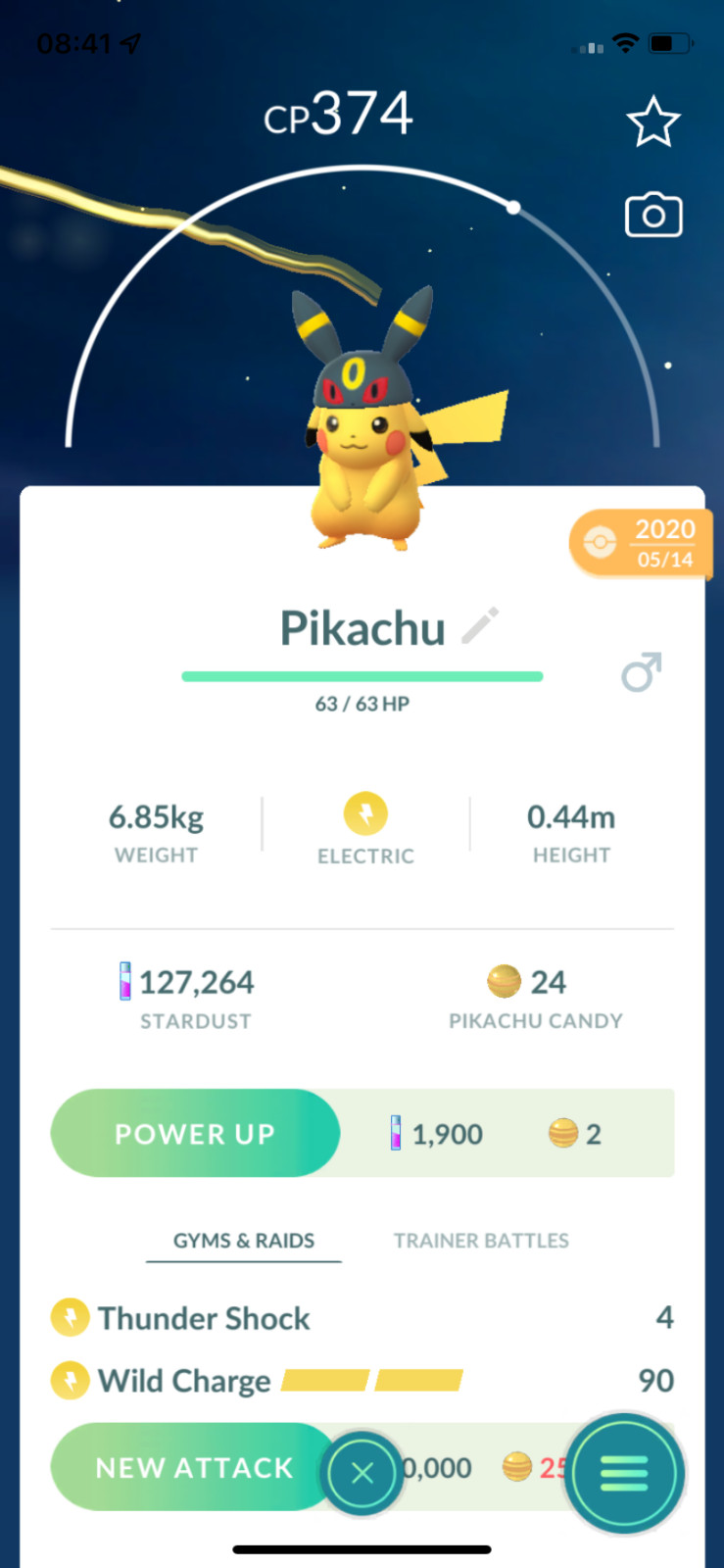Pokemon TRADE – Pikachu with Umbreon Hat !! Special Pokemon !!