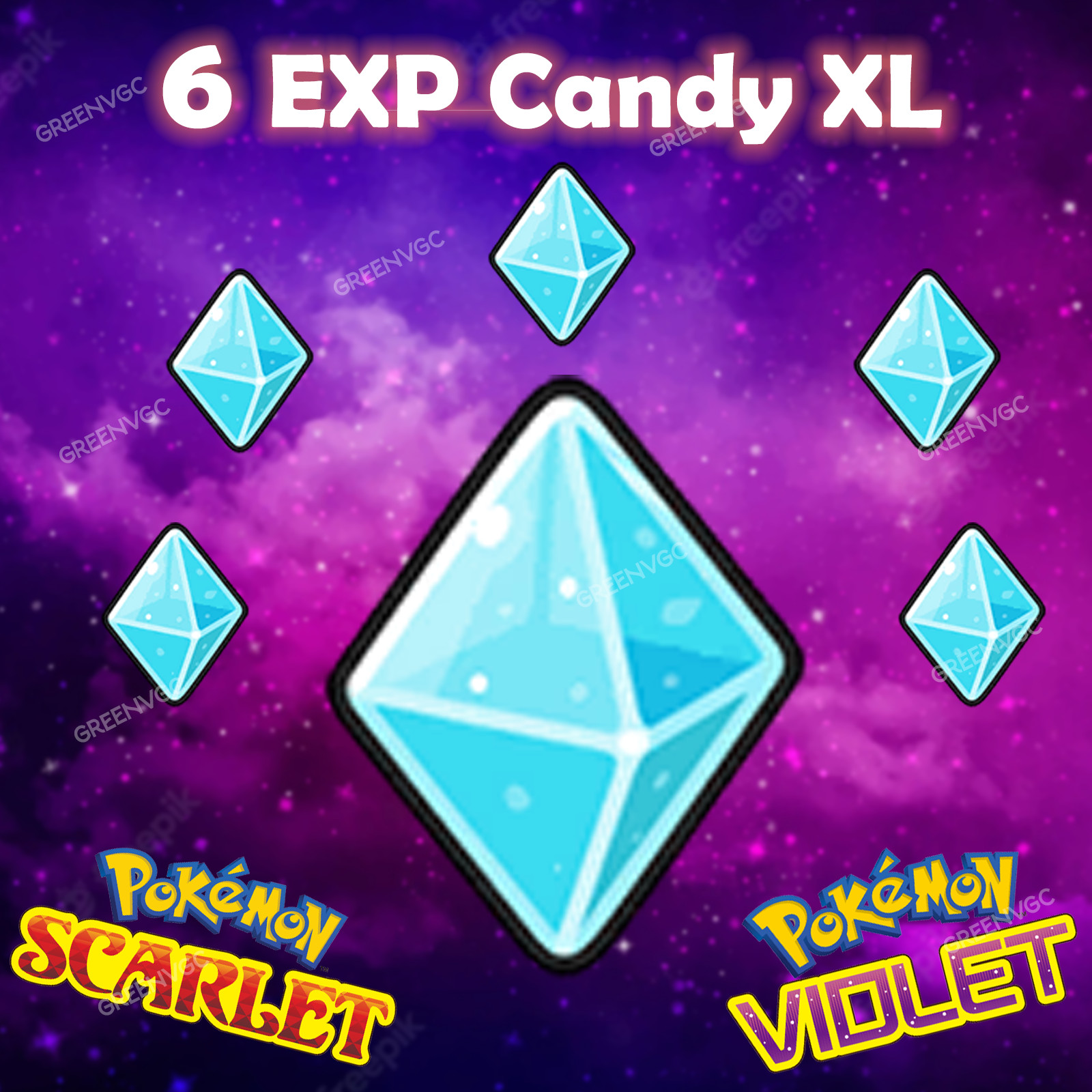 6 EXP Candy XL with Random Shiny Mons | Pokemon Scarlet and Violet