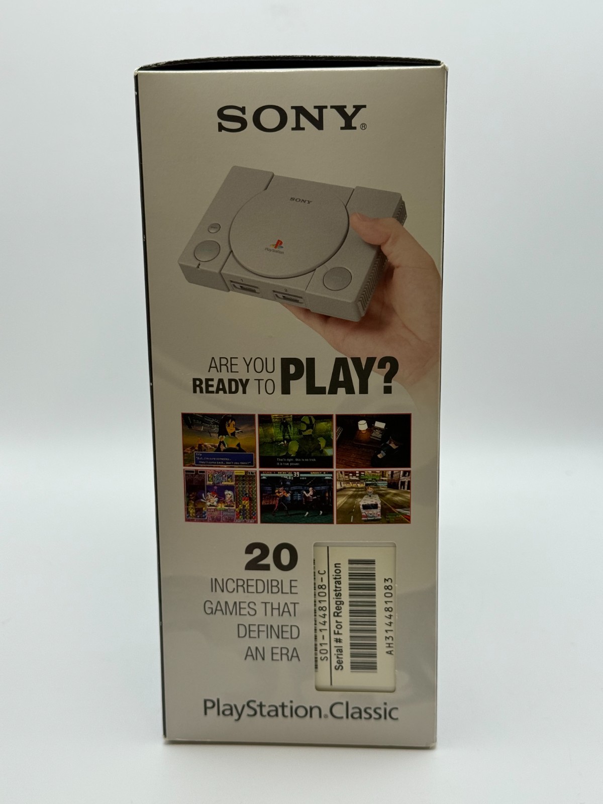 Sony Playstation PS1 Classic Gray Console Edition 20 Games Preloaded AUTHENTIC