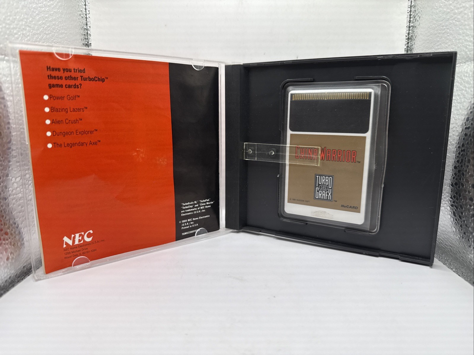 China Warrior (TurboGrafx-16, 1989) Complete In Box