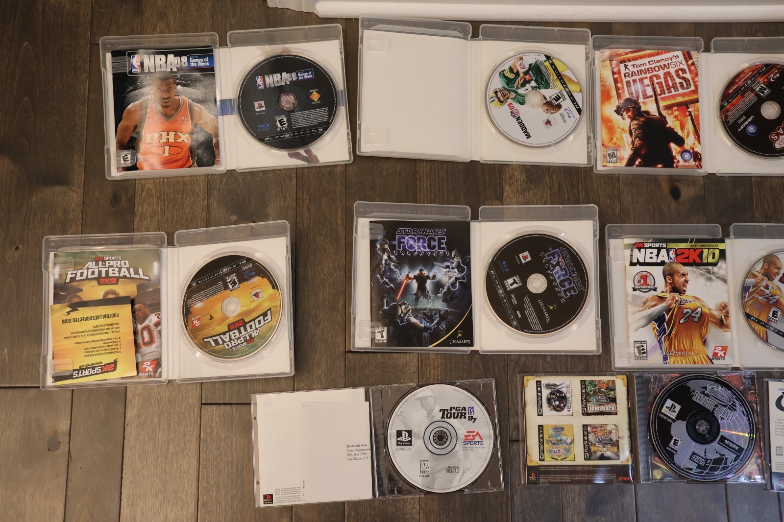 Playstation 1 2 3 Video Game Lot CIB Black Label