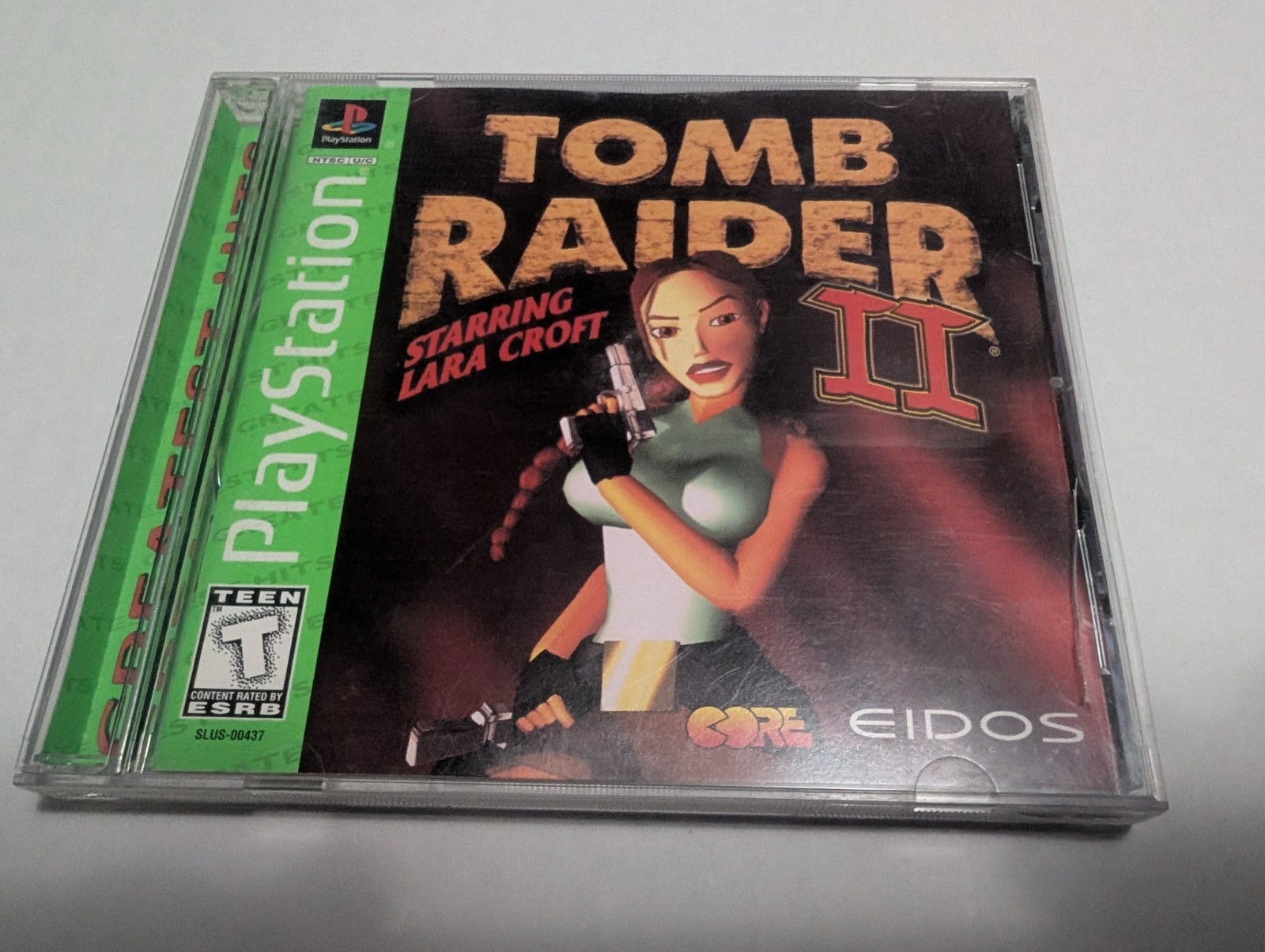 Tomb Raider II PS1 Sony PlayStation 1 Case and Manual Only NO GAME