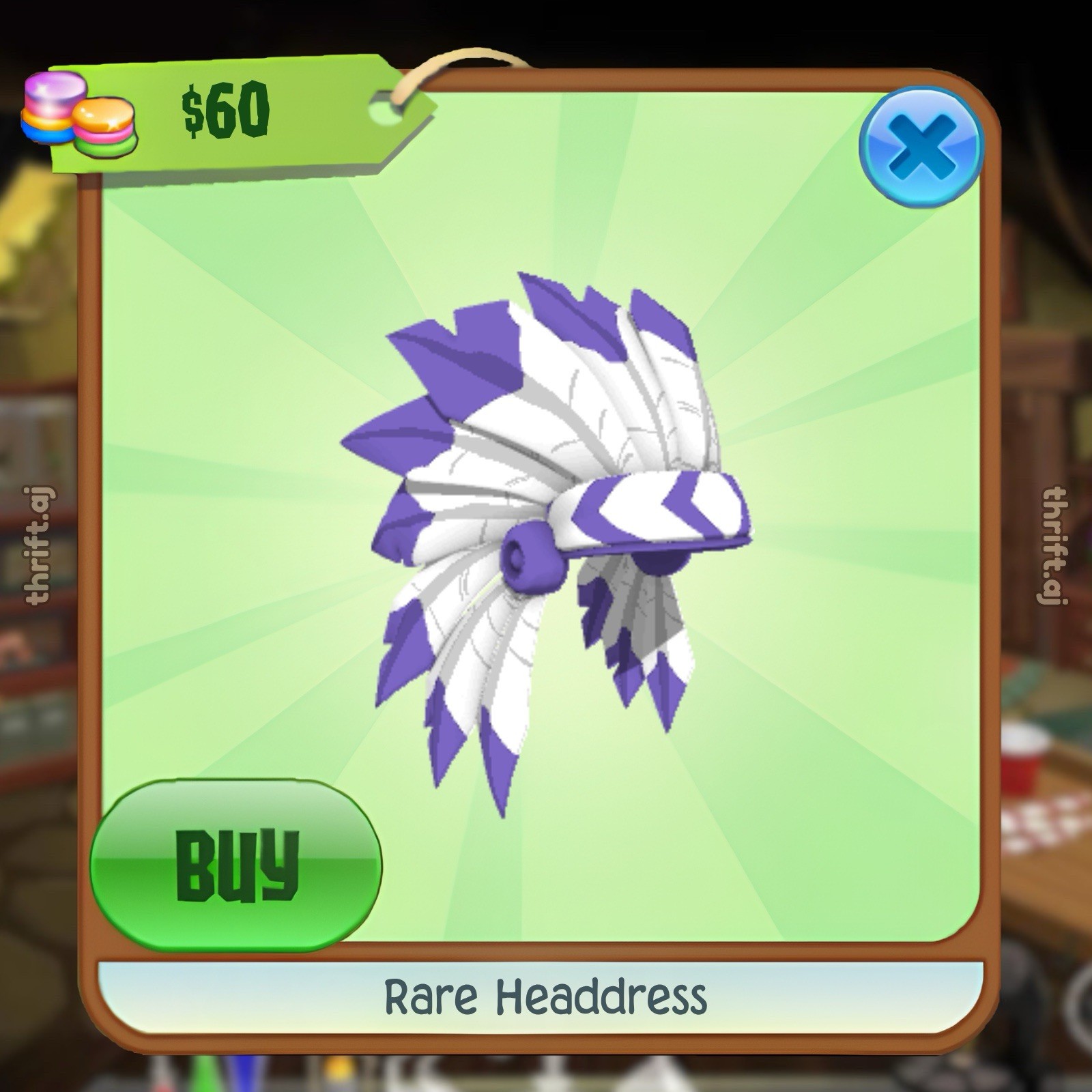 Animal Jam Classic (AJC) | Rare Headdress (READ DESCRIPTION)
