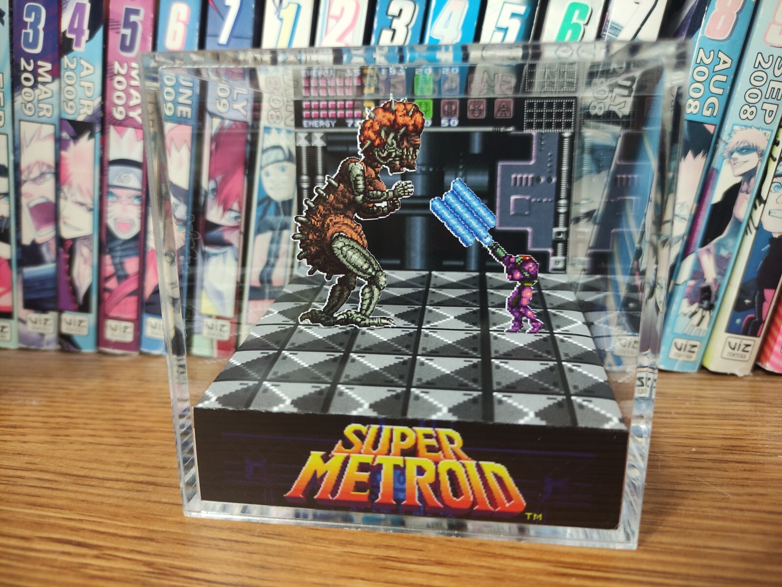 Super Metroid Samus MB2 Handmade Diorama – Gameboy / Retro Gaming Cube – Fanart