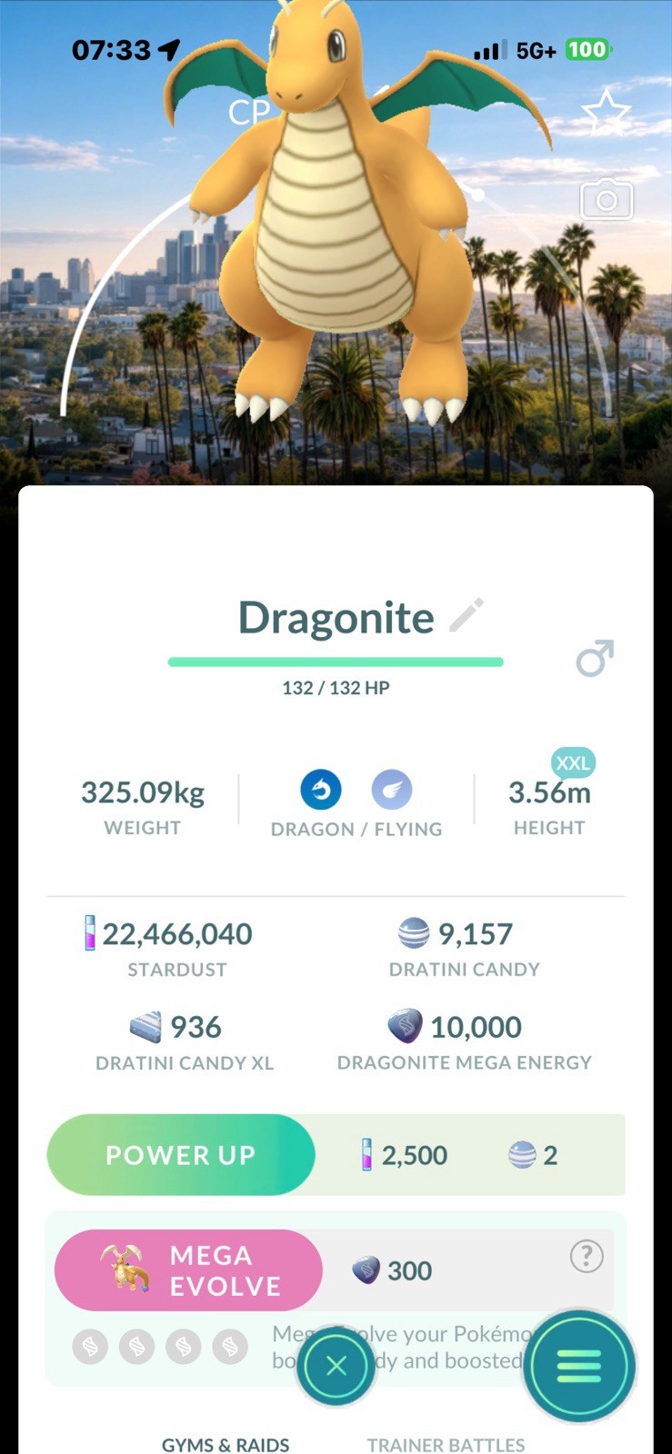 Pokémon Dragonite XXL Tainan Taiwan BG Background Go Tour