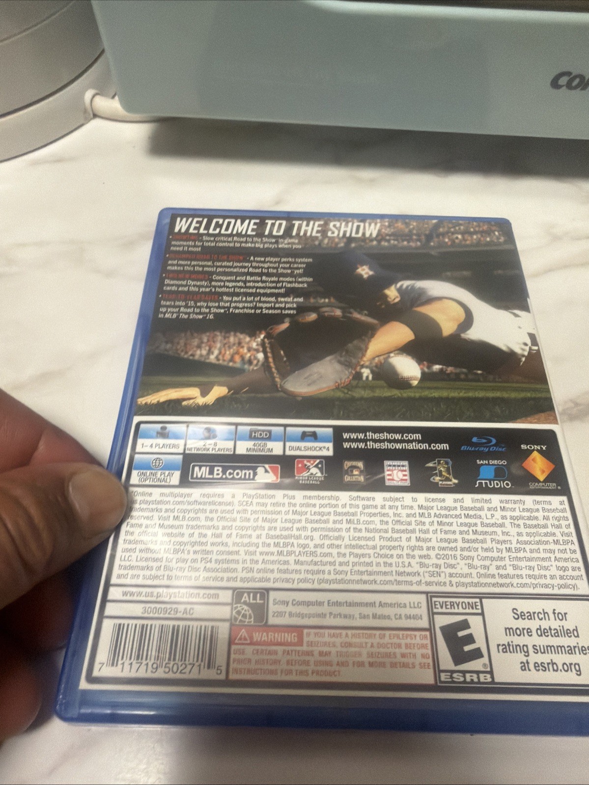 MLB 16 The Show – Sony PlayStation 4 ,As Is No Booklet.
