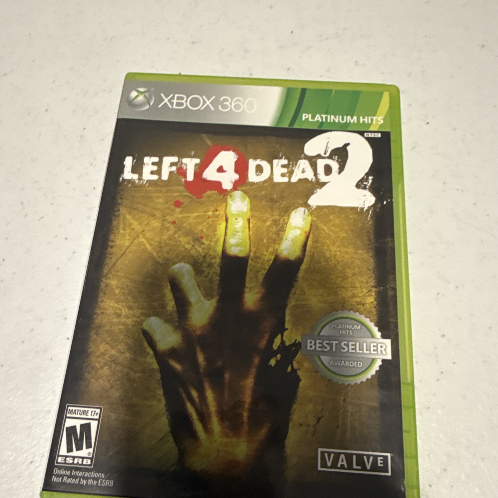 Left 4 Dead 2 (Microsoft Xbox 360) Platinum Hits No Manual