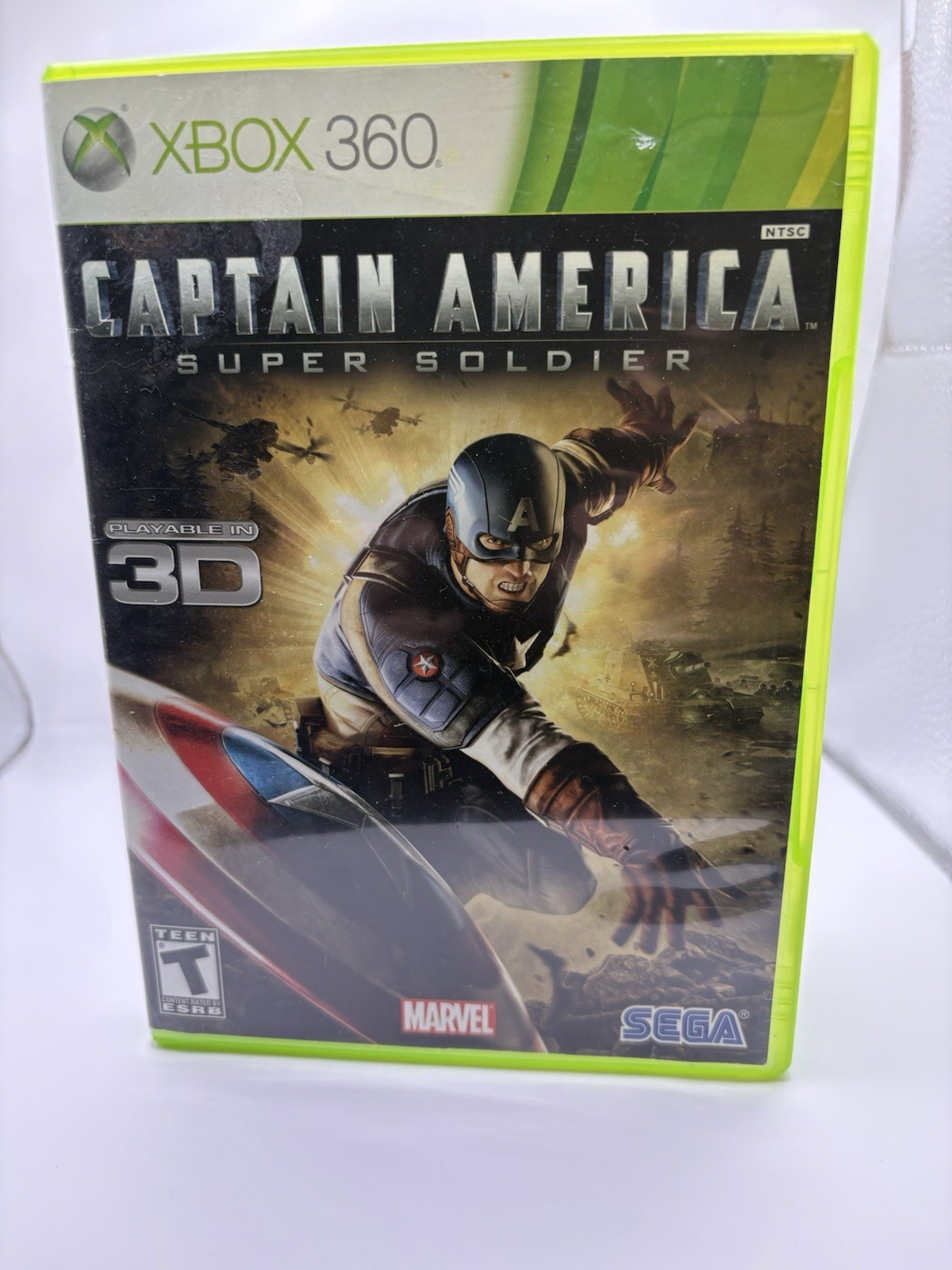 Captain America: Super Soldier (Microsoft Xbox 360, 2011) – No Manual – Tested