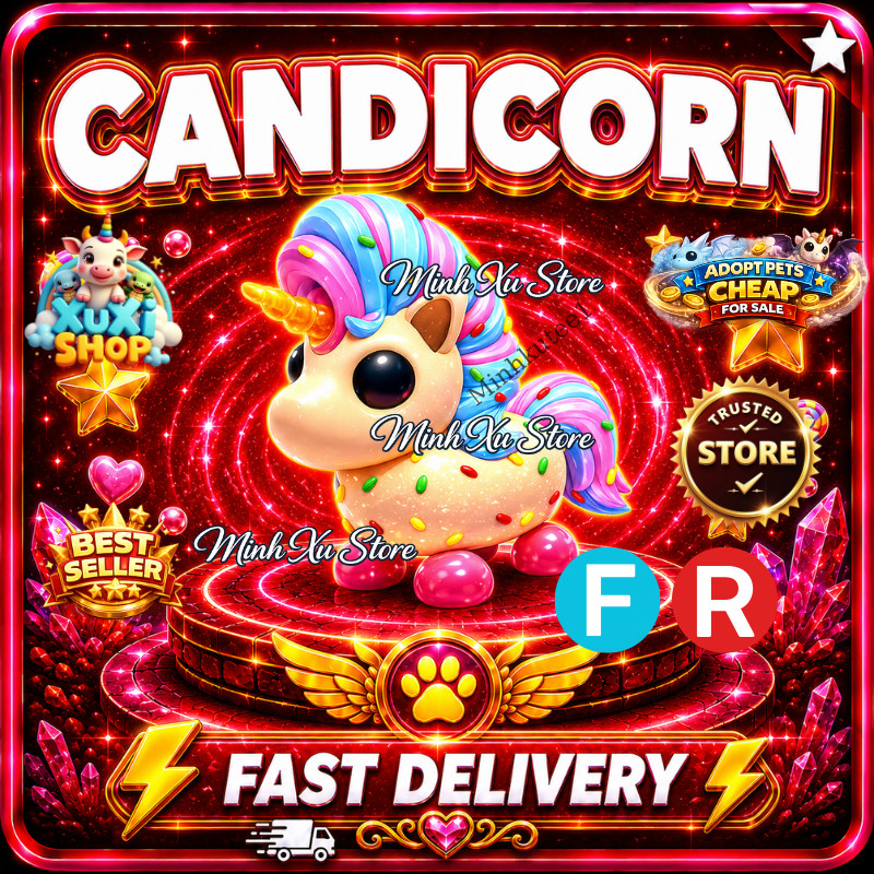 🦄 FR Candicorn (Fly Ride) Adopt M1e Pet – Instant Delivery & Trusted Store ⚡