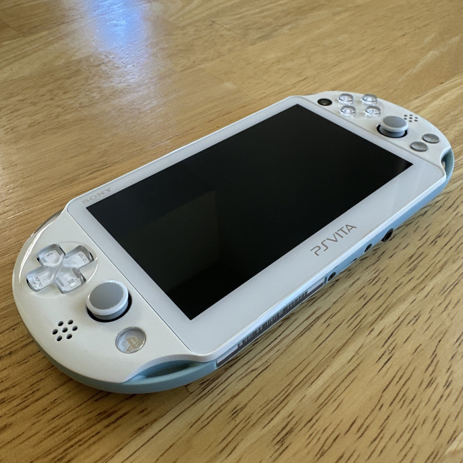 Sony PlayStation PS Vita PCH-2000 Light Blue / White Slim Console Fast Shipping