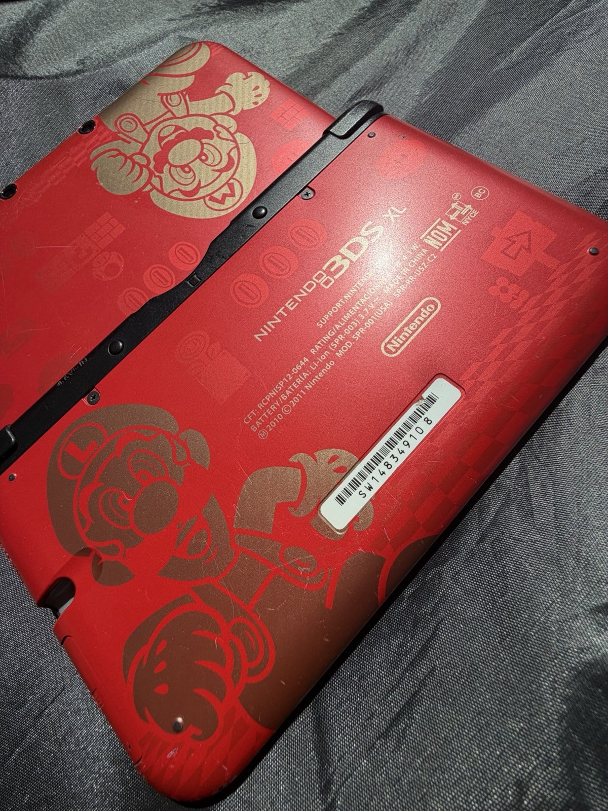Nintendo 3DS XL Limited Edition Super Mario Bros 2 Console READ DESCRIPTION!