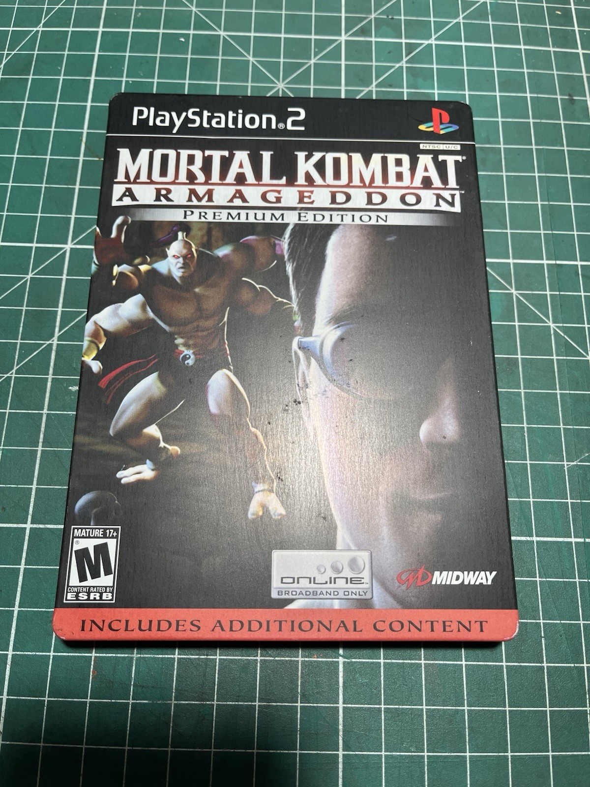 Mortal Kombat Armageddon PS2 Premium Edition Johnny Cage Goro CIB TESTED WORKS