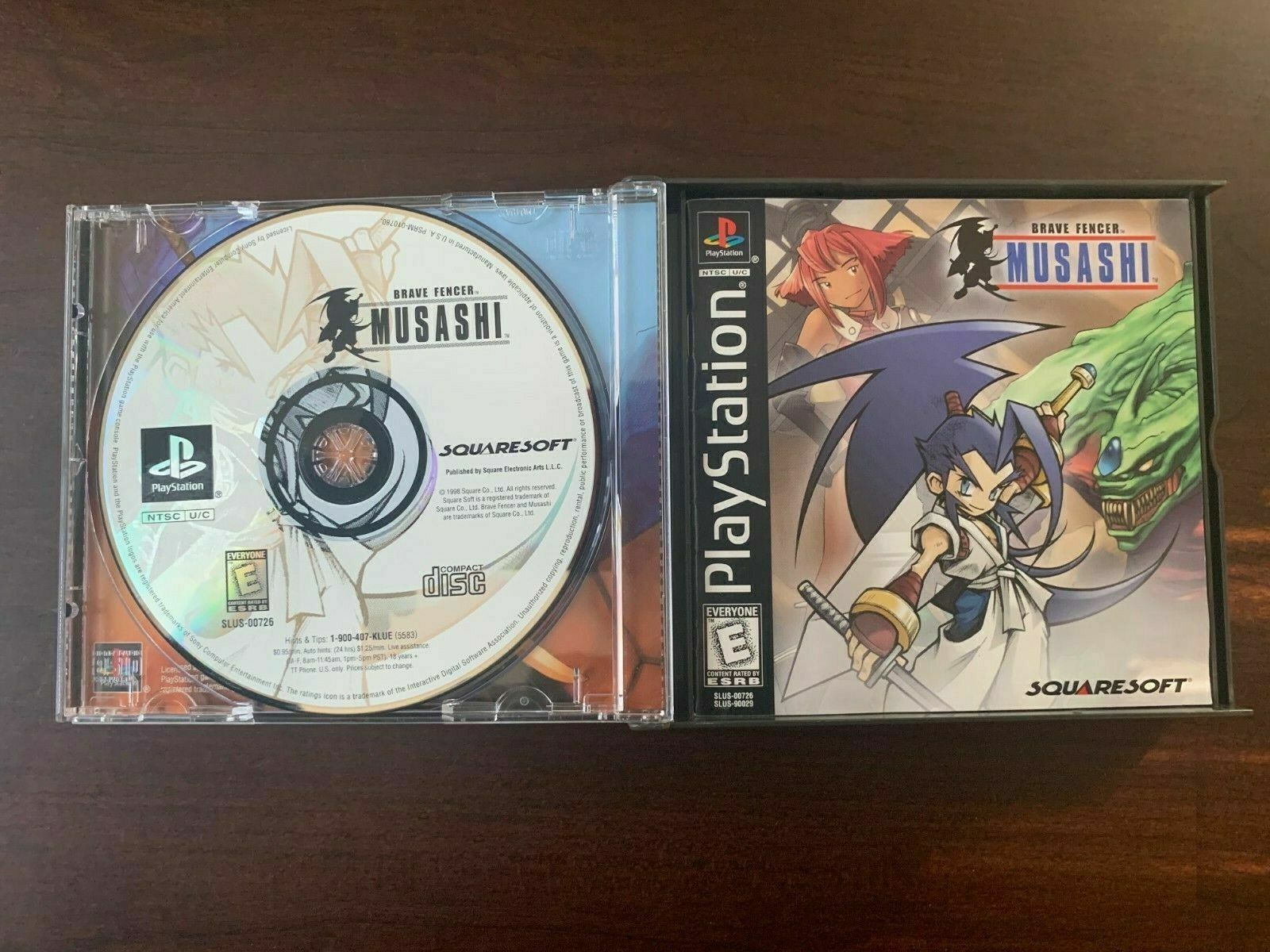 Brave Fencer Musashi (SONY PlayStation 1, 1998) PS1 COMPLETE NEW PRISTINE MINT
