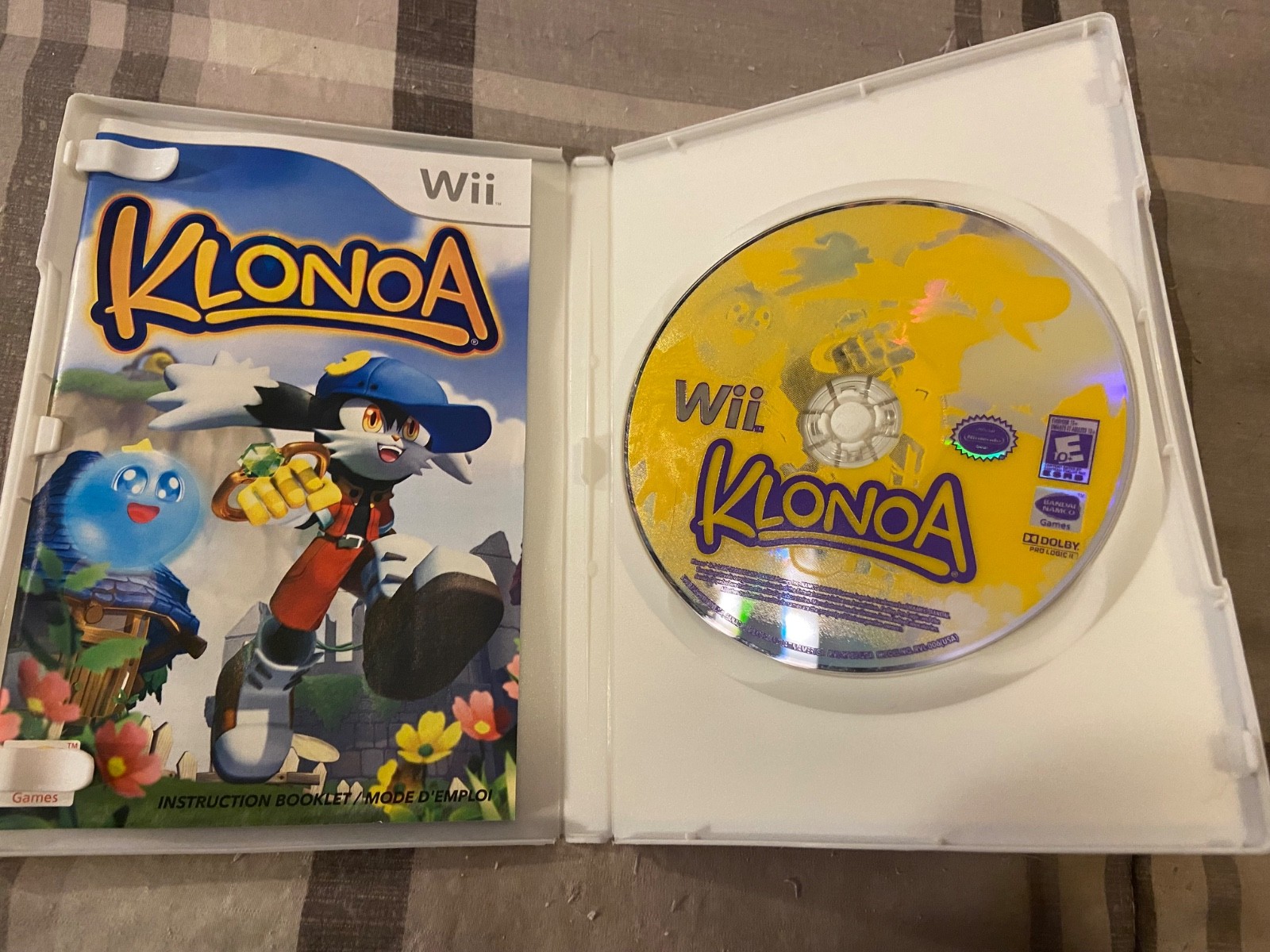 Nintendo Wii Lot(Klonoa CIB, Metal Slug Anthology CIB,Mario Galaxy 2 no book)