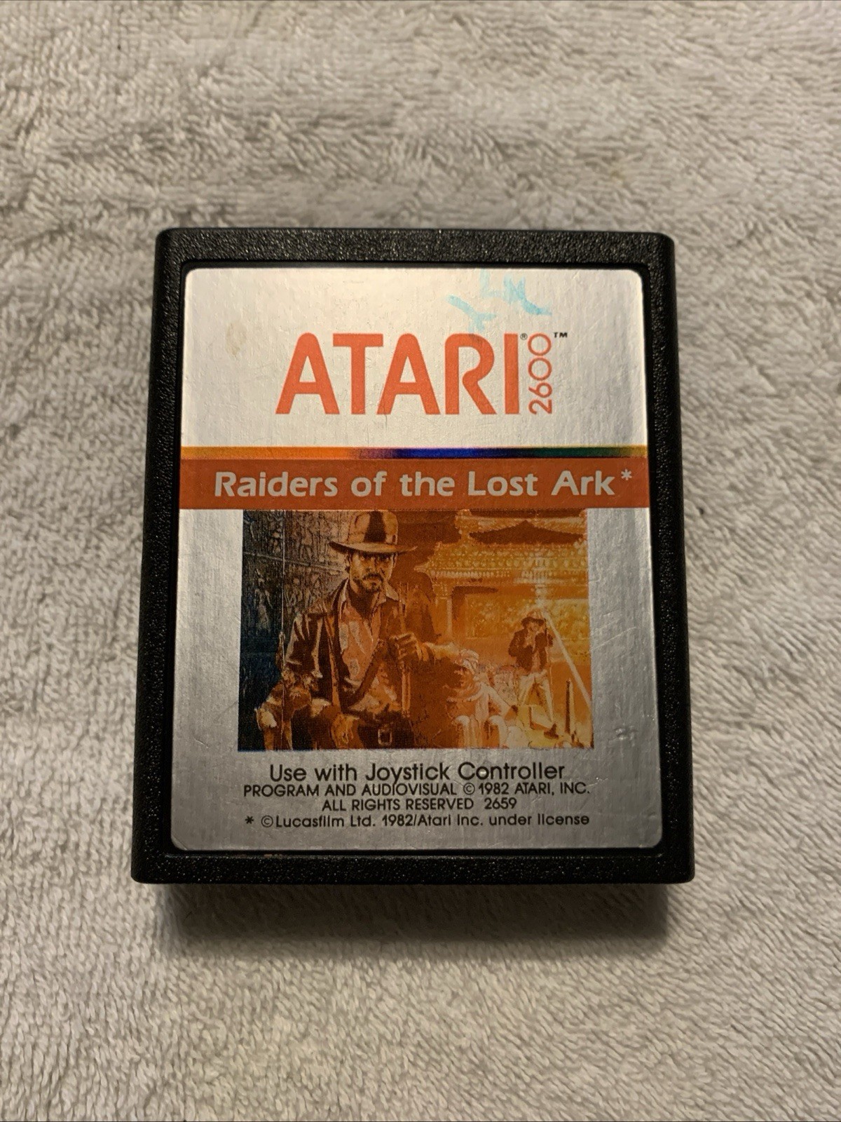 Raiders of the Lost Arc 1982 Atari Video Game Cartridge for Atari 2600 Console