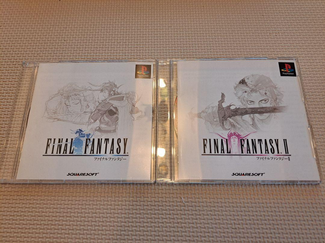 PS1 Final Fantasy 1 ＆ 2 I II Premium Package SQUARE ENIX PlayStation 1 Used