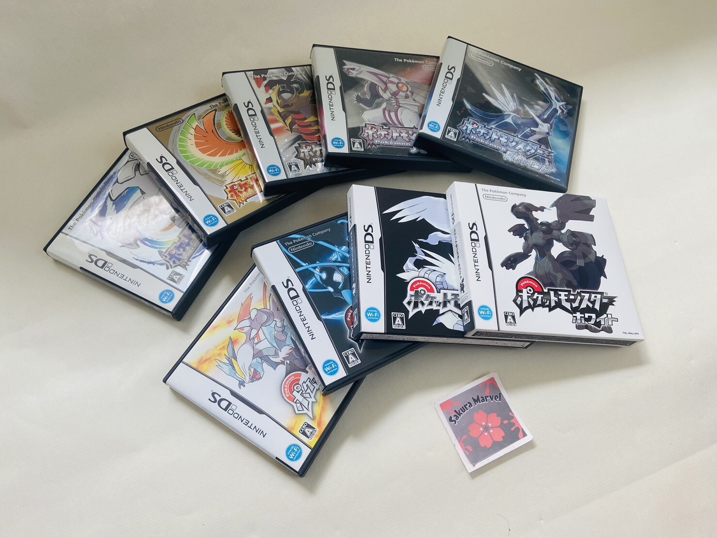 Nintendo DS Pokémon Black 2 White 2 Soul Silver Heart Gold Platinum Japanese JP