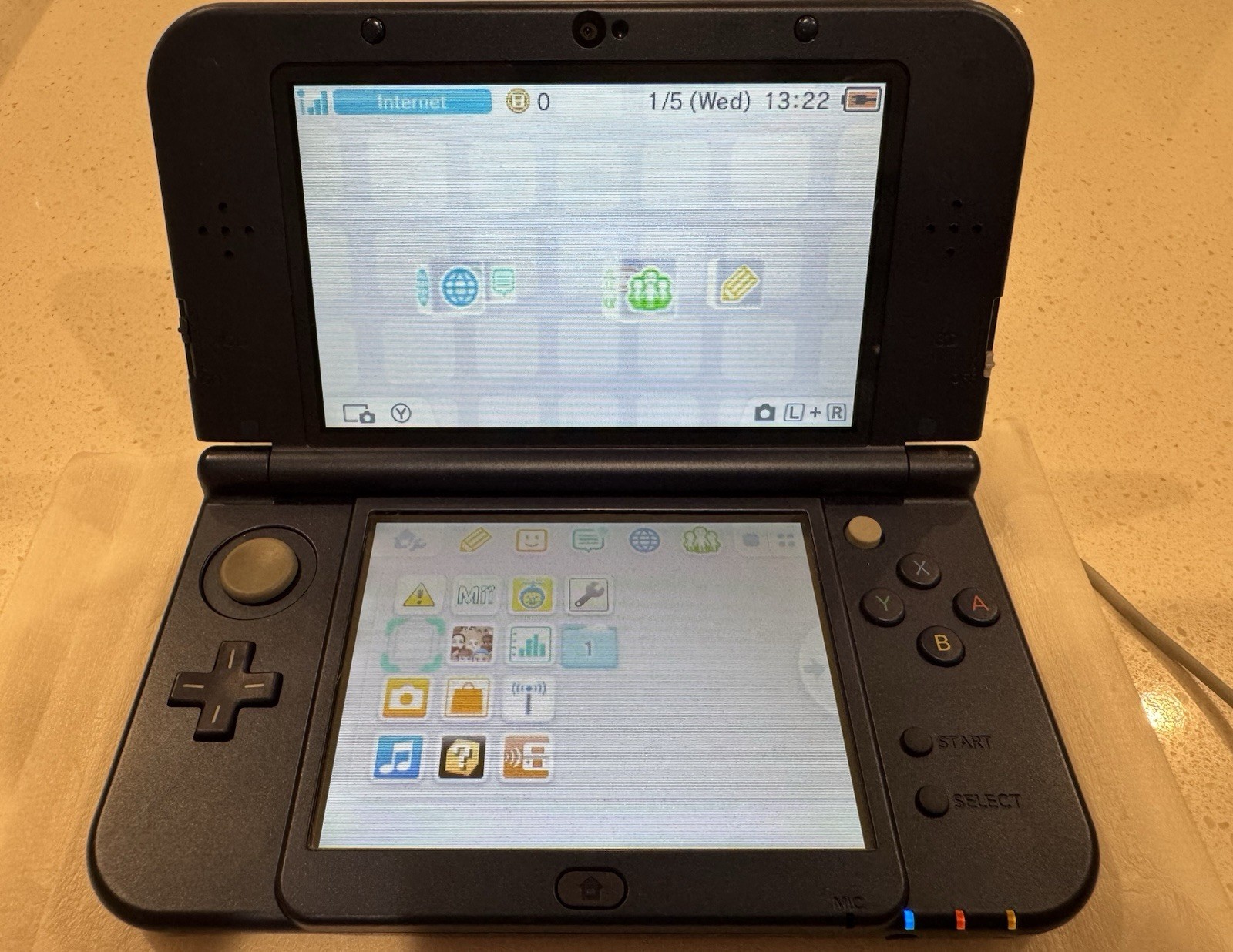Nintendo New 3DS LL/XL (English) Blue CIB-VERY GOOD *US SELLER*PLZ READ