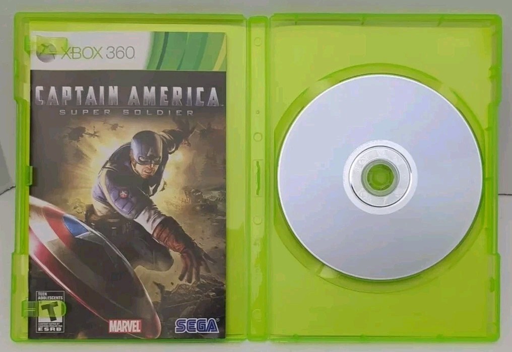 Captain America: Super Soldier (Microsoft Xbox 360, 2011) CIB, Original Label