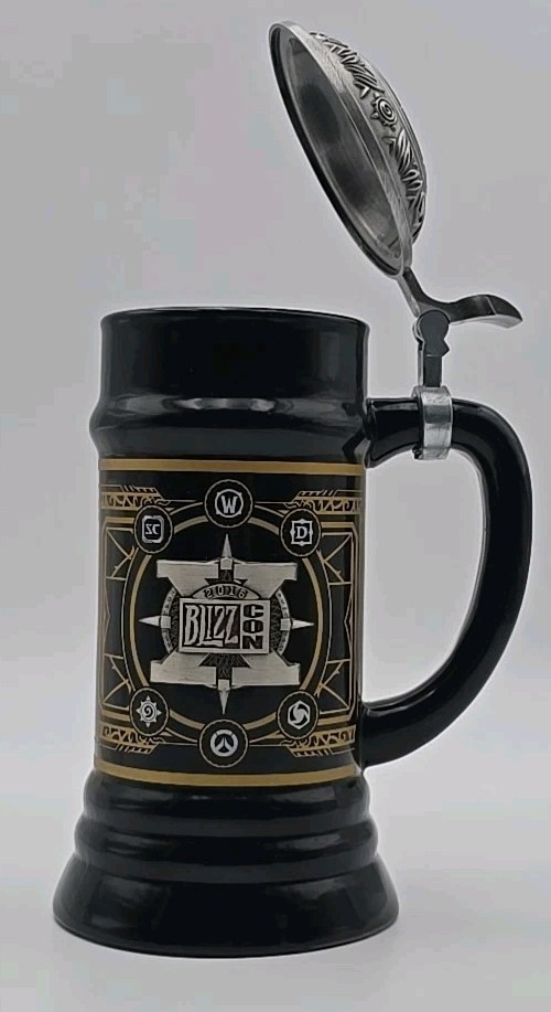 Blizzard Entertainment – Blizzcon 2016 – 10th Anniversary Collectible Stein New