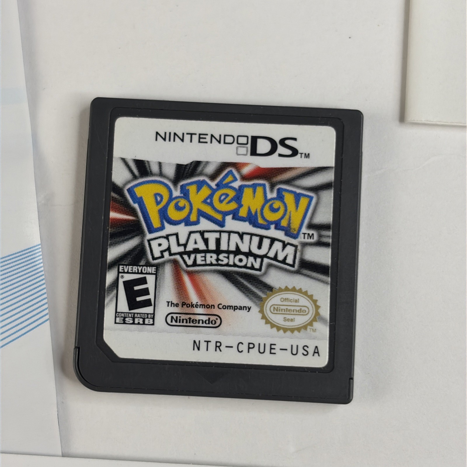NICE Pokemon Platinum Version Nintendo DS 100% CIB Complete In Box Authentic!