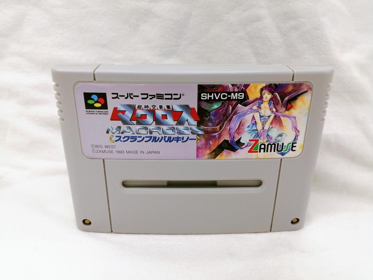 Super Famicom Macross Scrambled Valkyrie Cartridge Only w/o Box Manual SHVC-M9