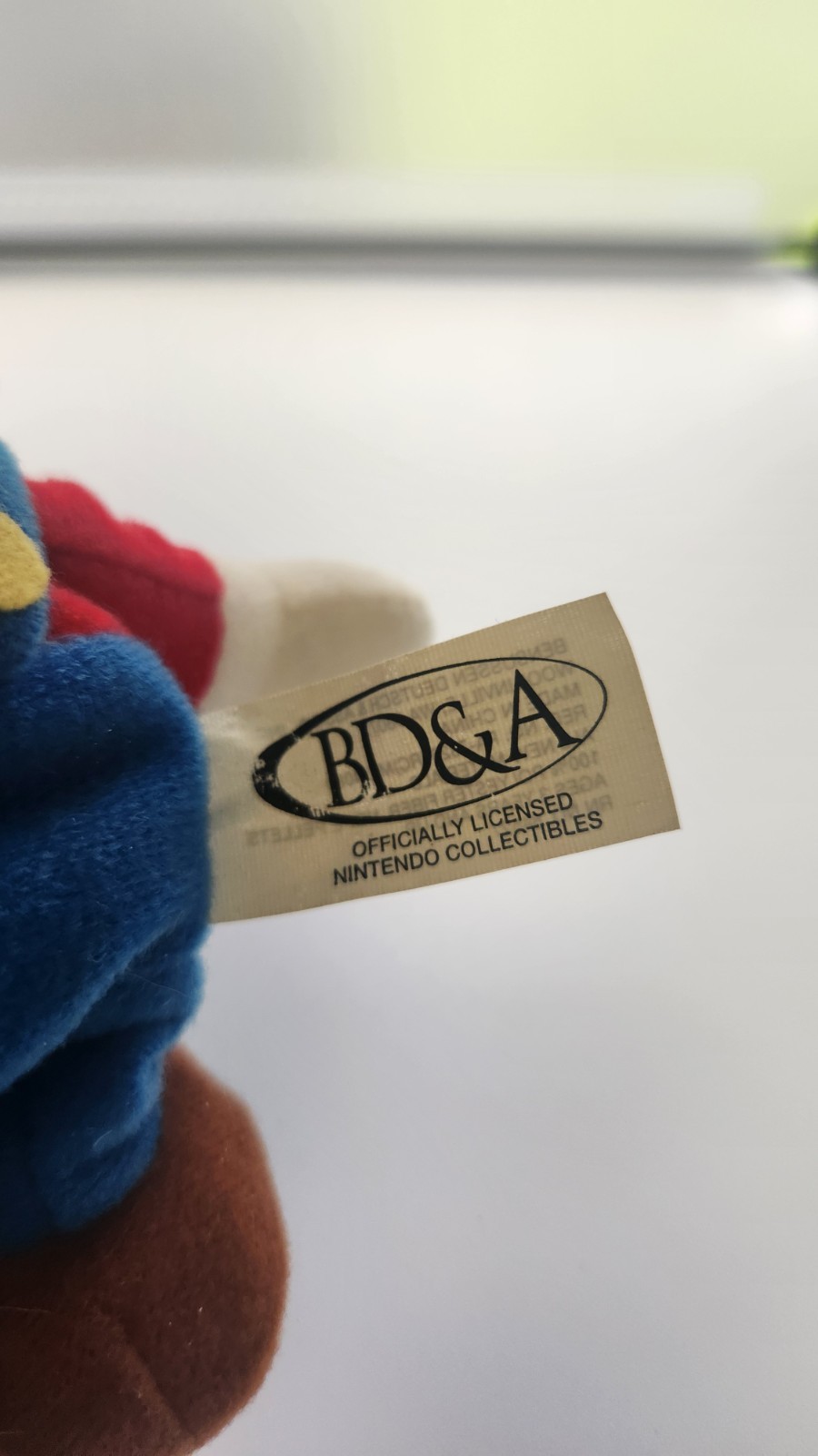 1997 Nintendo 64 Flying Mario Plush Collectible w/ Original Hang Tag Rare N64