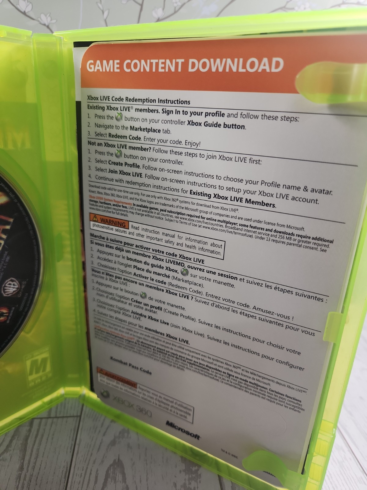 Mortal Kombat (Microsoft Xbox 360, 2011) CIB Tested Working