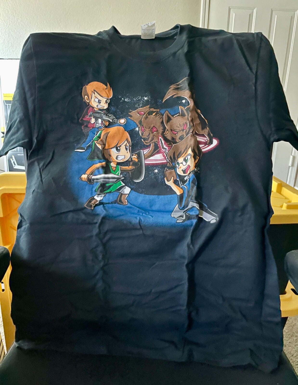 1UP Loot Subscription Box (November 2016) Tshirt, Harry Potter, Doctor Who Zelda
