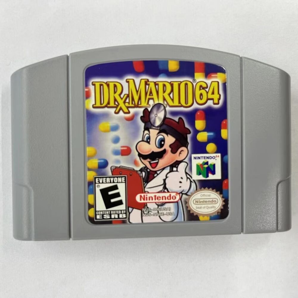 Dr. Mario 64 N64 Game US Version Classic Nintendo Retro Adventure Action Game