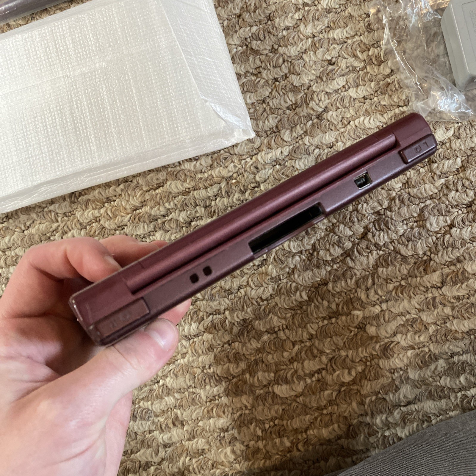 Nintendo DSi XL Burgundy Complete In Box CIB, ! Stylus, Manual!