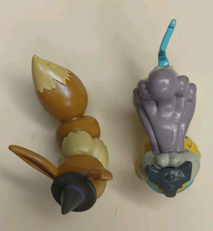 Pokemon Raikou Sofubi Takara Tomy & Eevee Pearlized & Charizard Battle Lot of 3
