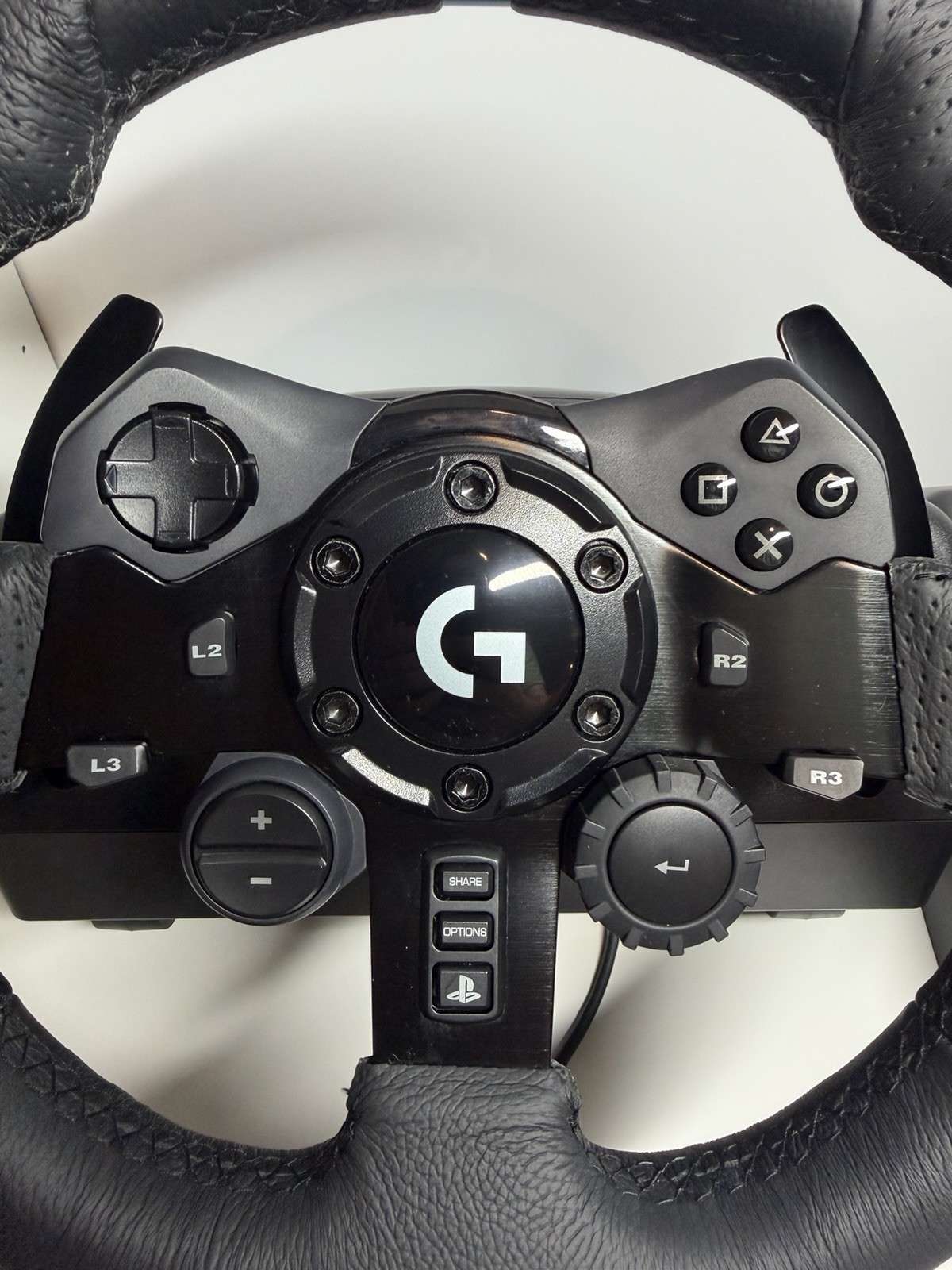 Logitech G923 Racing Wheel and Pedals – Black For Playstation and PC