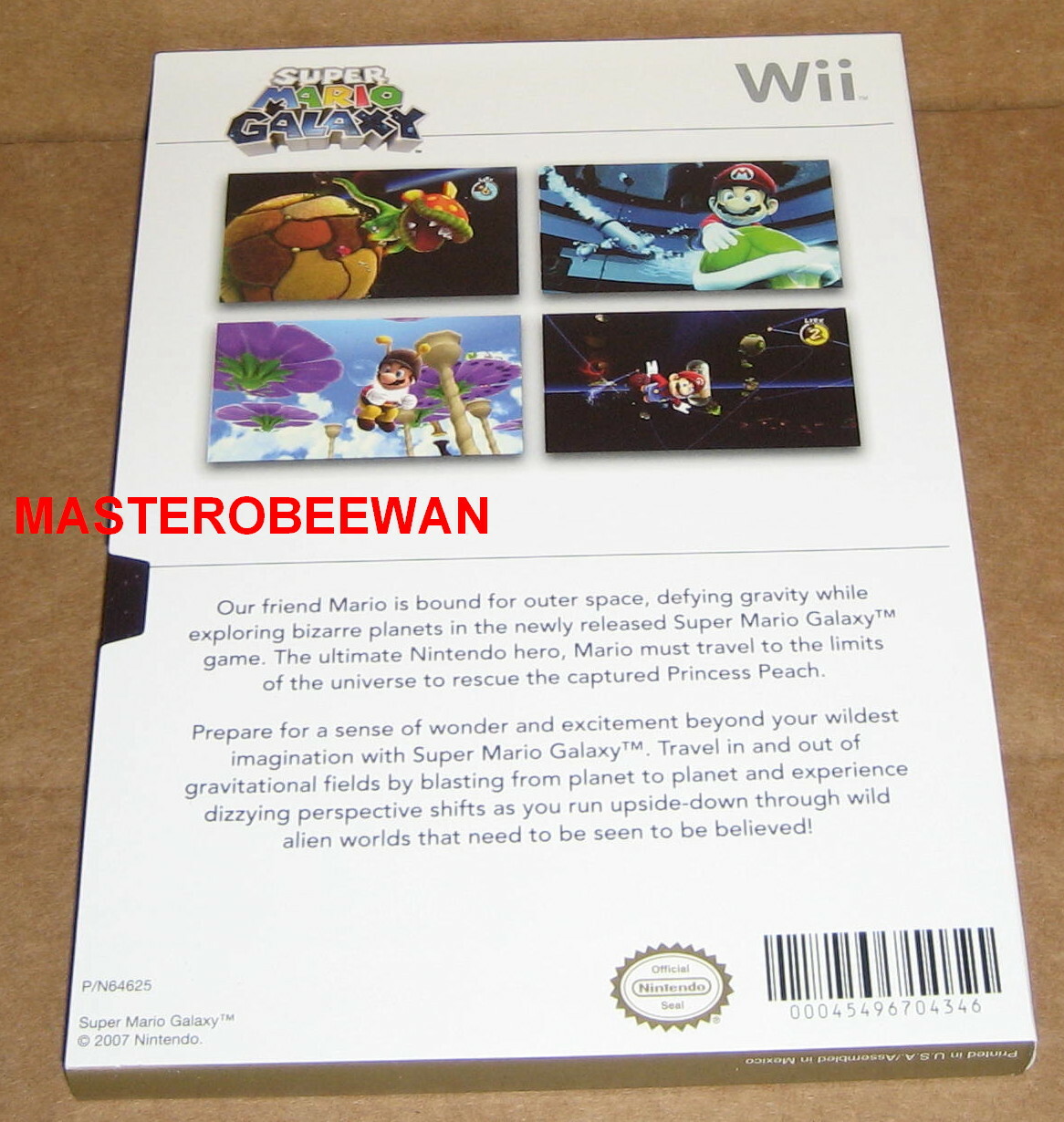 Super Mario Galaxy Commemorative Launch Coin Only Wii New (No Game)