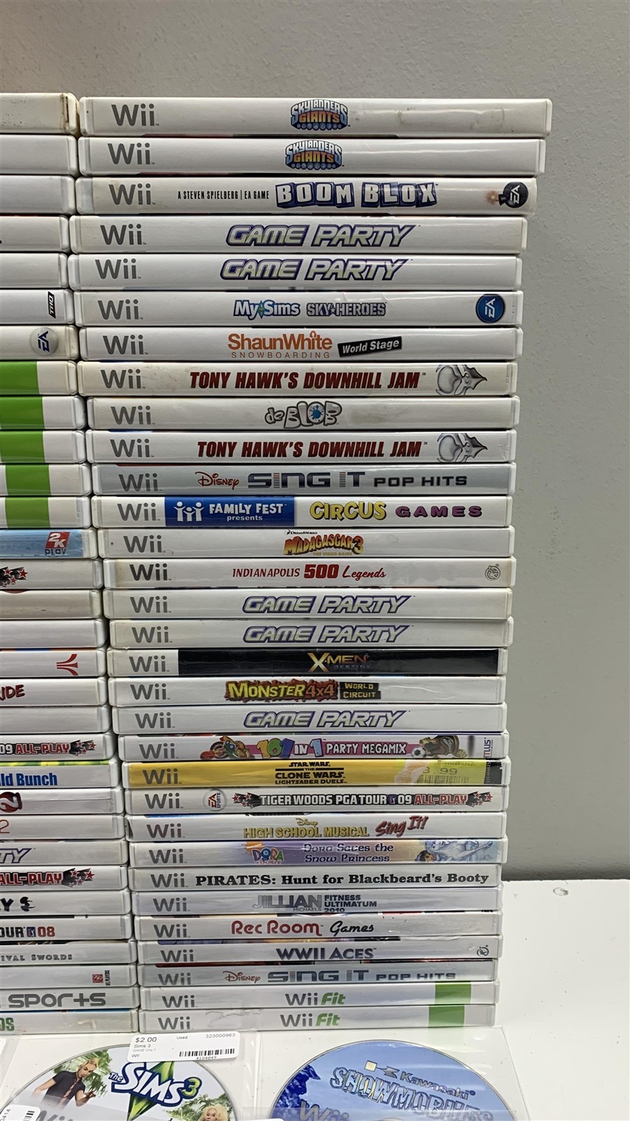 Lot of 181 Nintendo Wii Games Mixed Titles Bulk Wholesale Tested Working