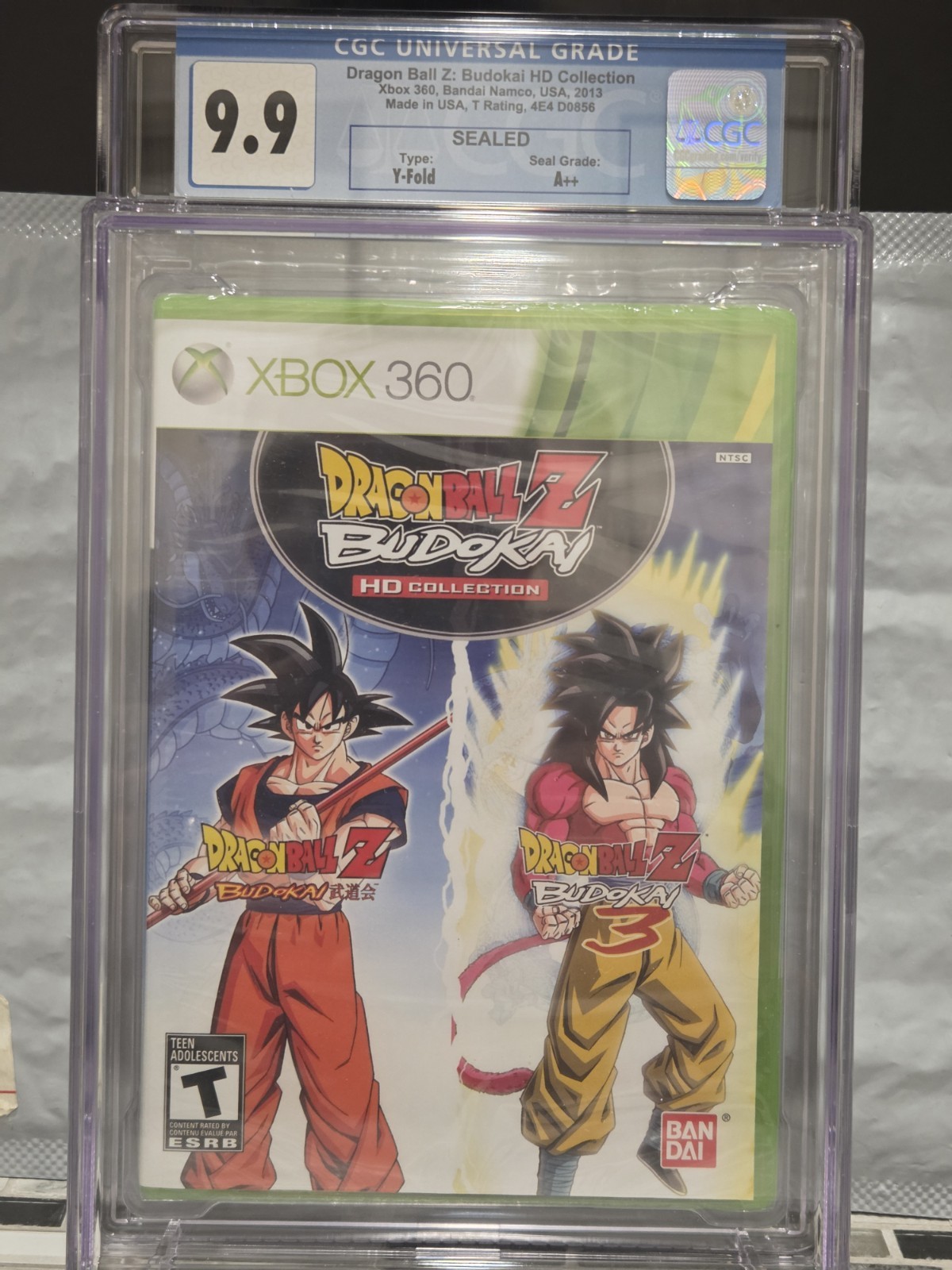 XBox 360 DBZ DRAGON BALL Z BUDOKAI HD COLLECTION – CGC GRADED 9.9A++ NEW Sealed