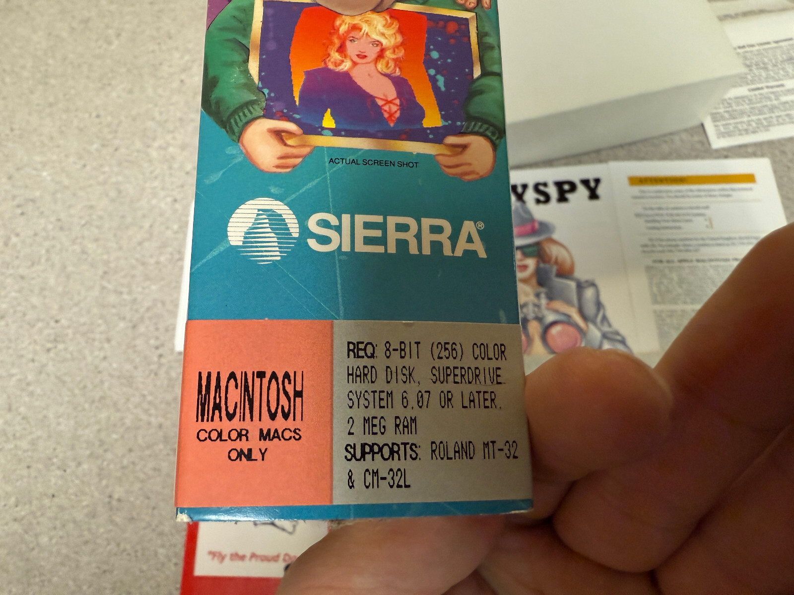 Leisure Suit Larry 5 Passionate Patti For Color Mac Macintosh Sierra Box. READ