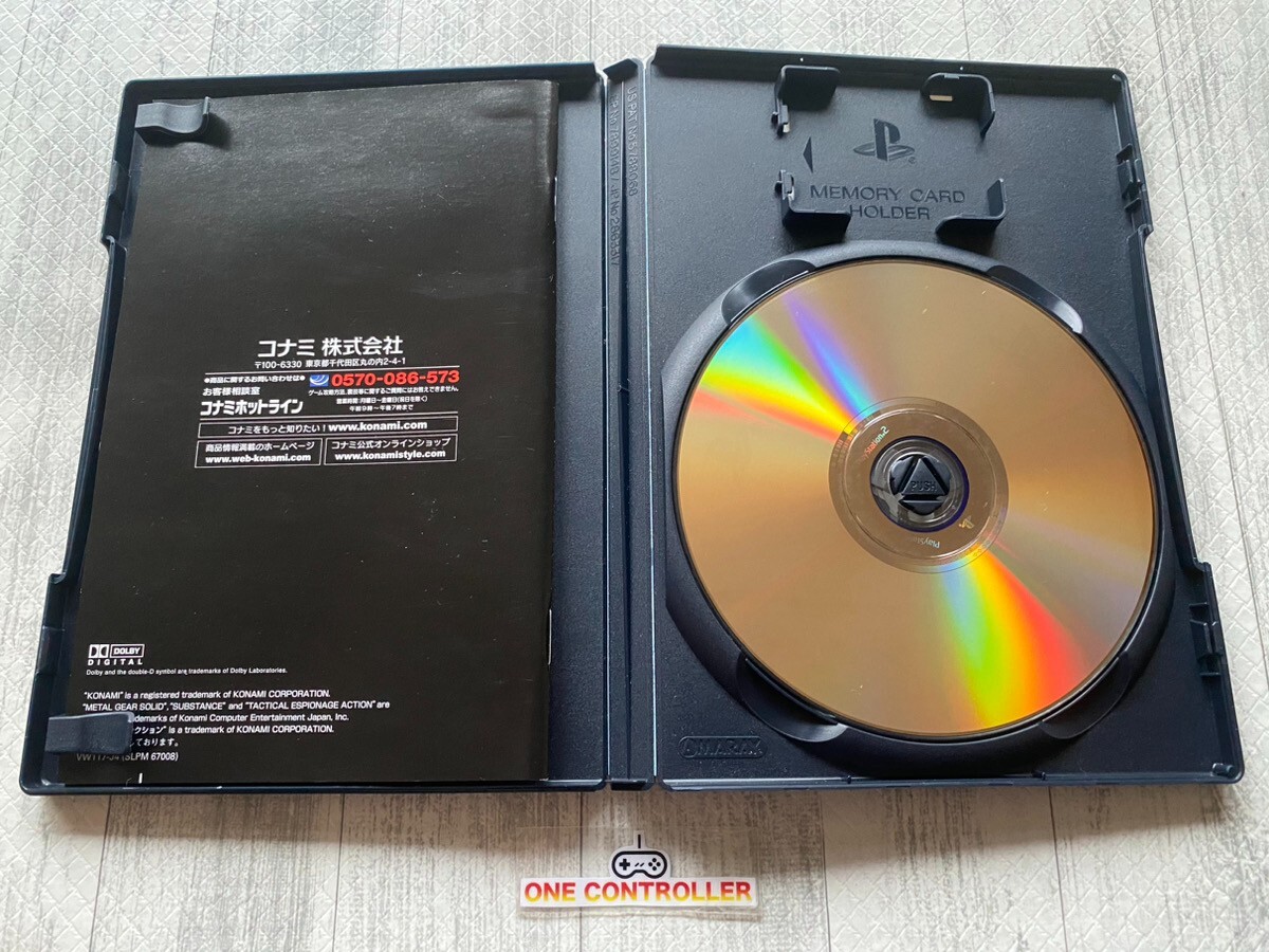 SONY PS 1 & 2 Metal Gear Solid 1 & 2 & 3 & Oz First Edition set from Japan