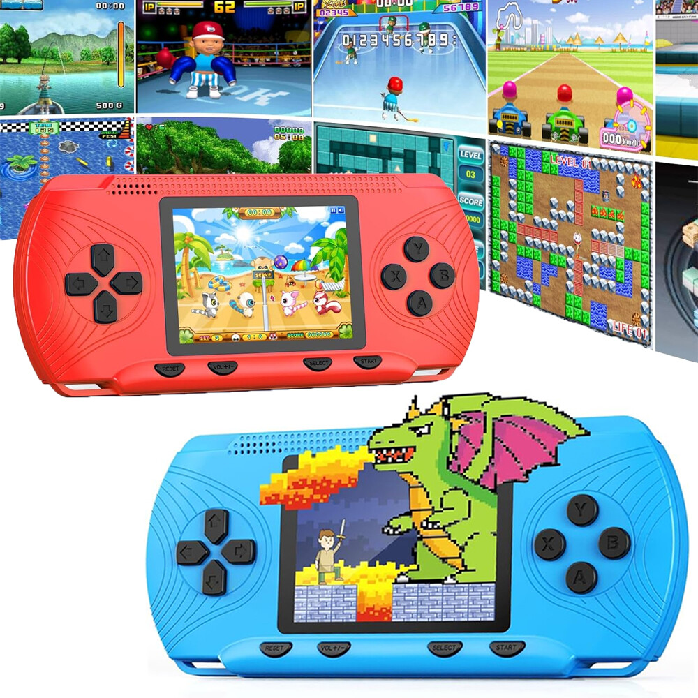 Portable Handheld Game Console 3″ HD Built-in 258 Games HD Classic Kids Toy Gift