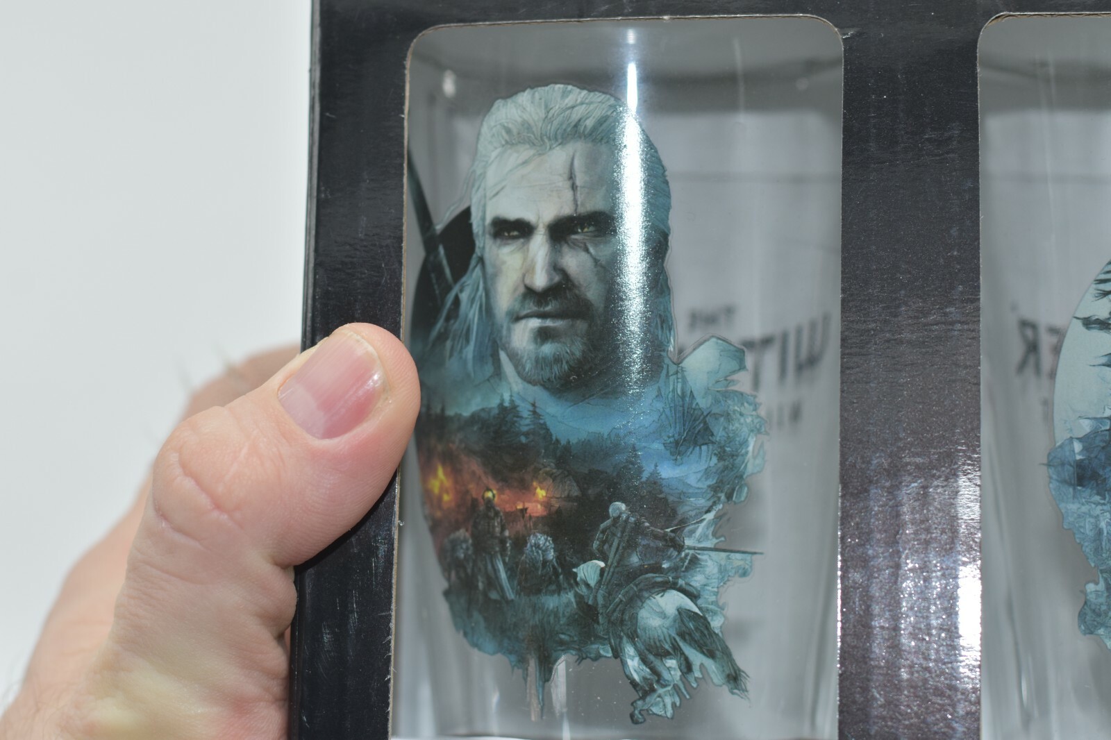 Dark Horse Comics Witcher Wild Hunt 3 🐺 Geralt Eredin Pint Glasses 🧊 FAST SHIP