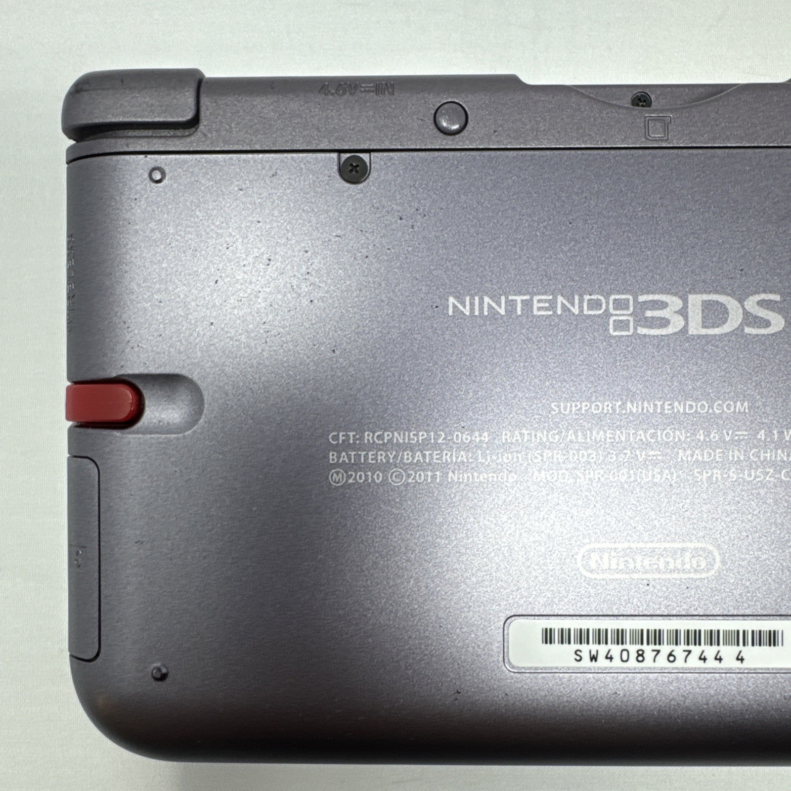 Nintendo 3DS XL NES Edition Handheld Console w/ Stylus + OEM Charger – Tested