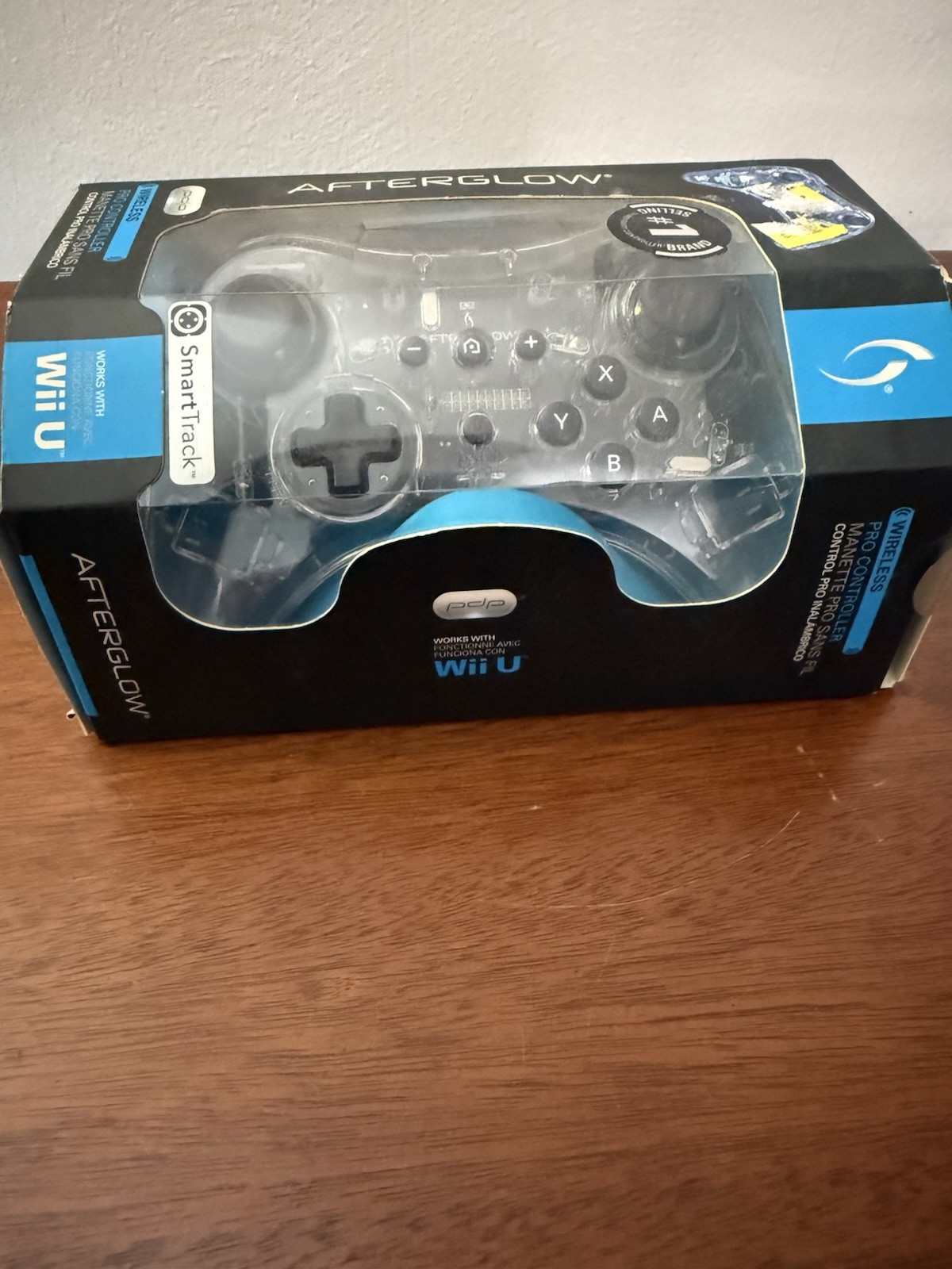 PDP Afterglow Pro Wireless Light up Controller For Nintendo Wii U Brand New NOS