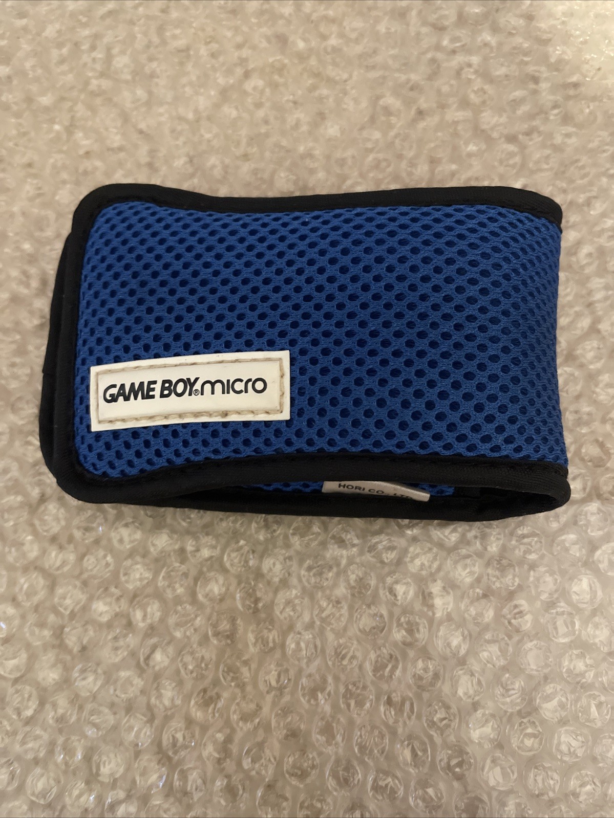 Nintendo Game Boy Micro Carry Soft Blue Pouch HORI