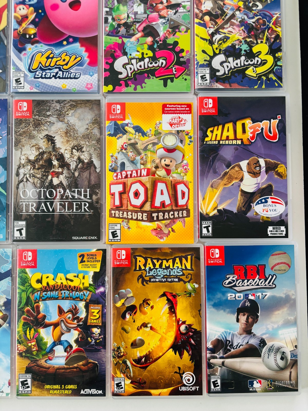 U PICK! Nintendo Switch Games – Pokemon Splatoon Super Mario 3D Kirby Cave Story