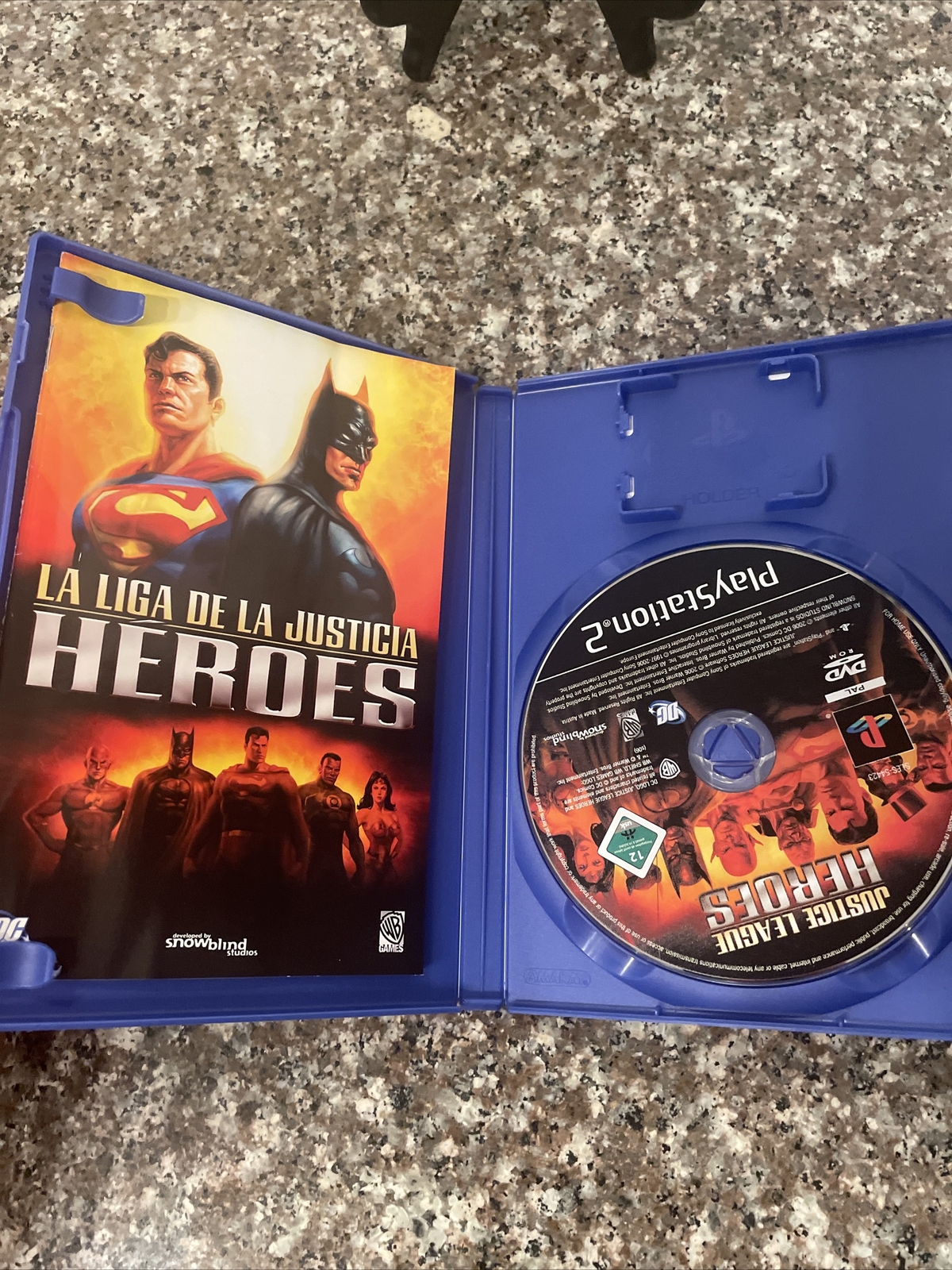 Justice league heroes justice league for the sony ps2 Spain Edition USA Seller !