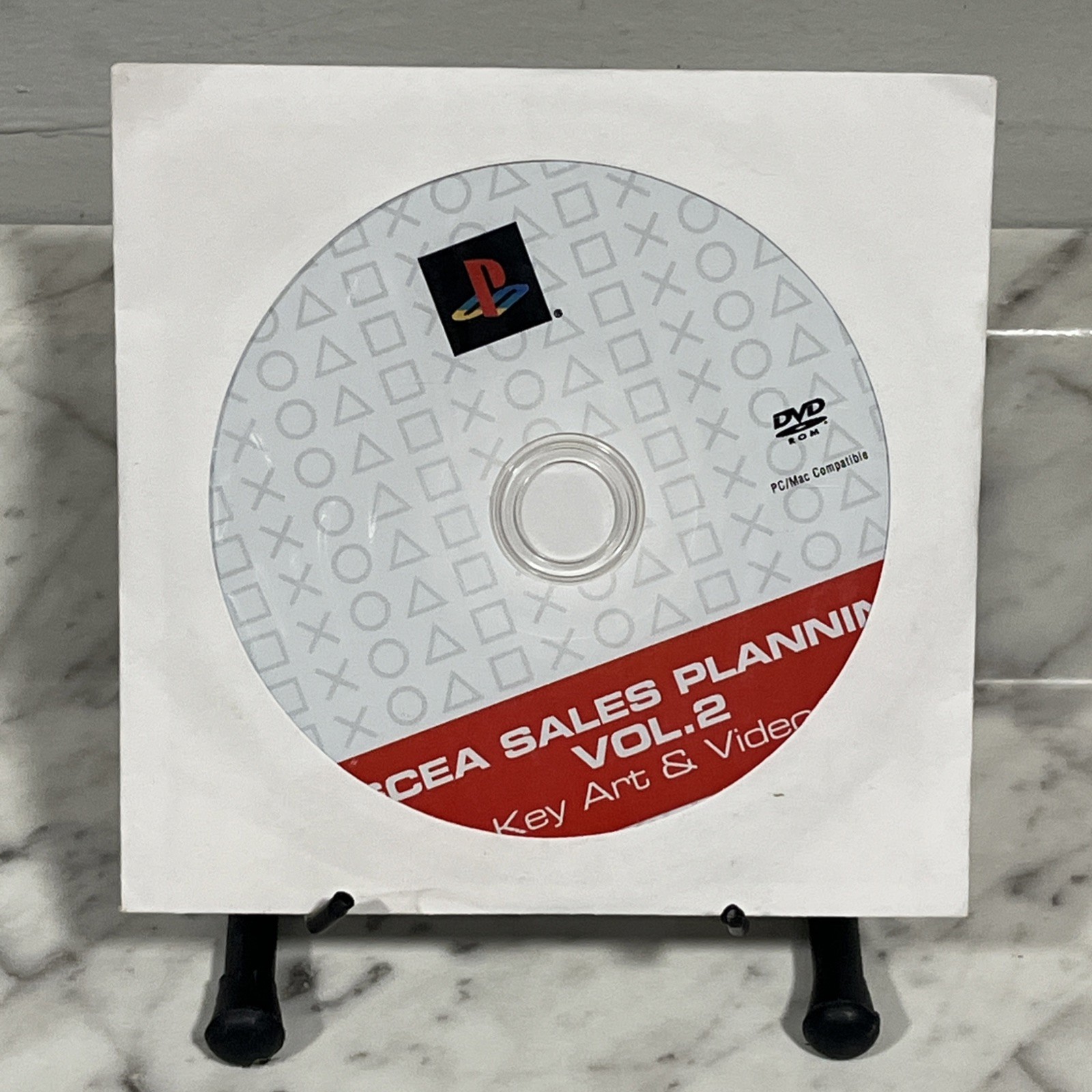 GameStop SCEA Sales Planning Vol.2 Key Arts & Video Game DVD Rare HTF PSP PS2&3