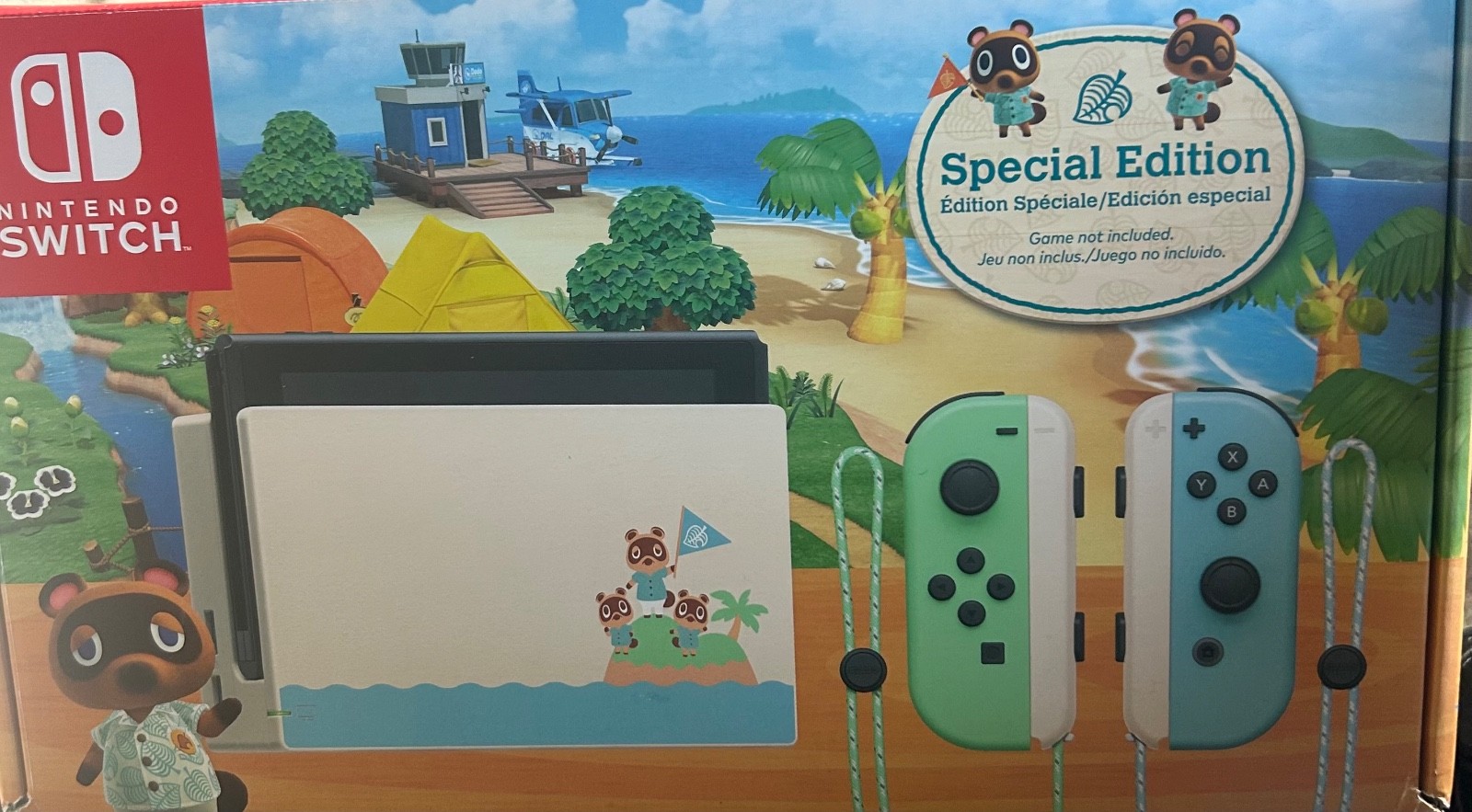 Nintendo Switch Animal Crossing Special Edition Console Bundle