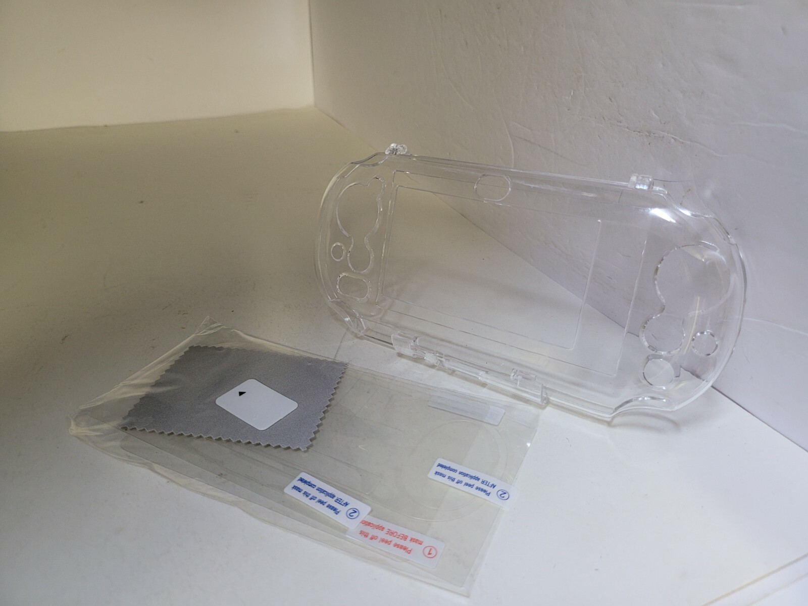 NEW Transparent Clear Full Housing Case Shell PS VITA 2000 W/SCREEN PROTECTOR