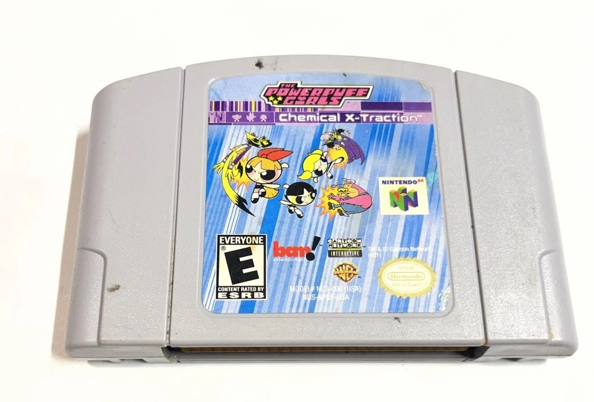 The Powerpuff Girls Chemical X-Traction Nintendo 64 Game